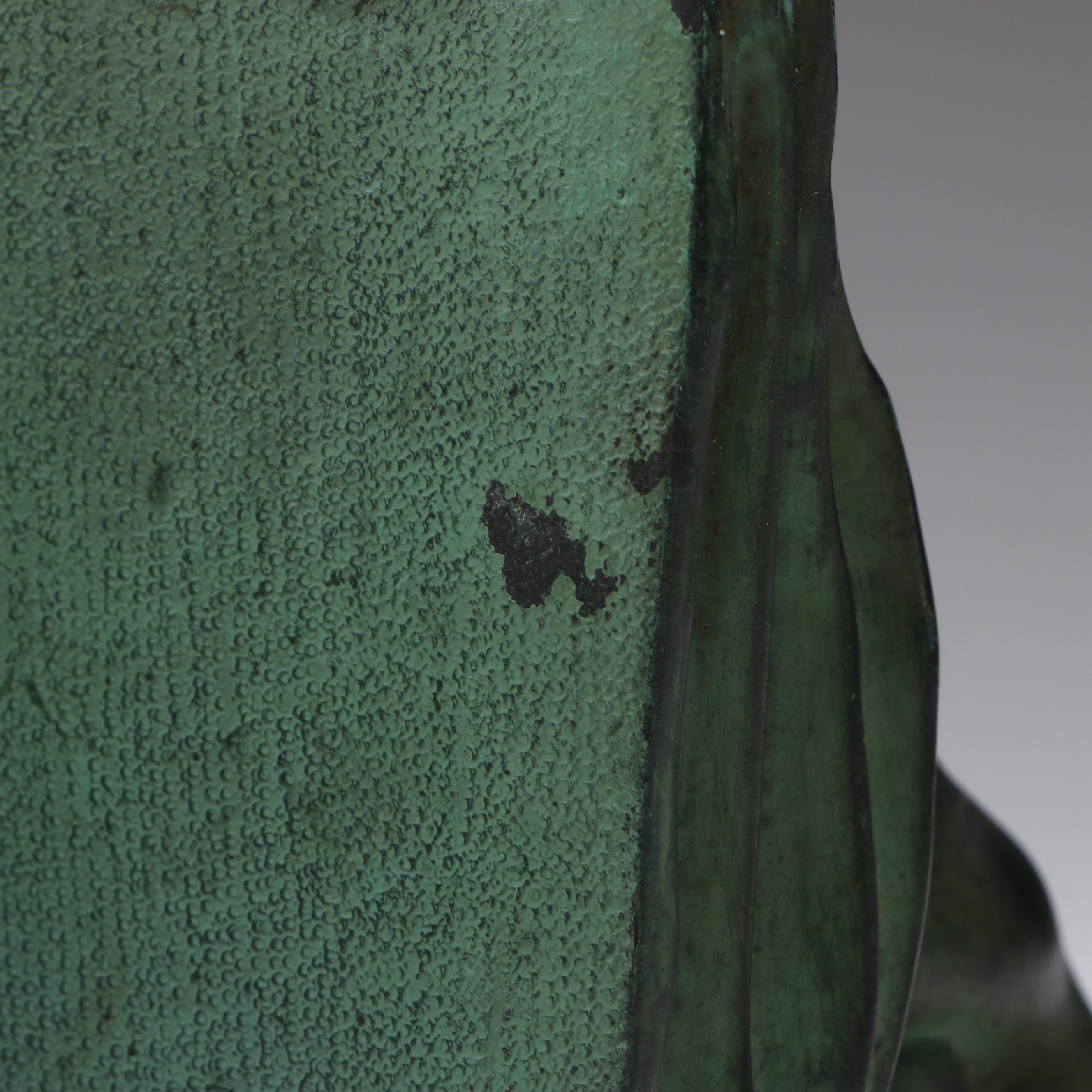 Art Deco Style Cast Metal Putti Bookends, 20th Century