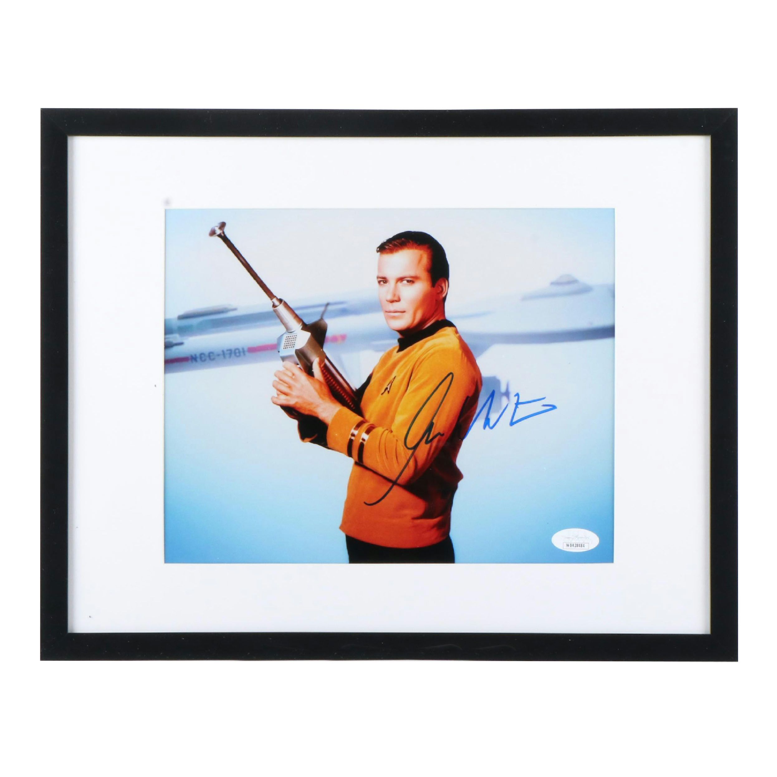 William Shatner Signed “Star Trek” Print in Matted Frame, JSA