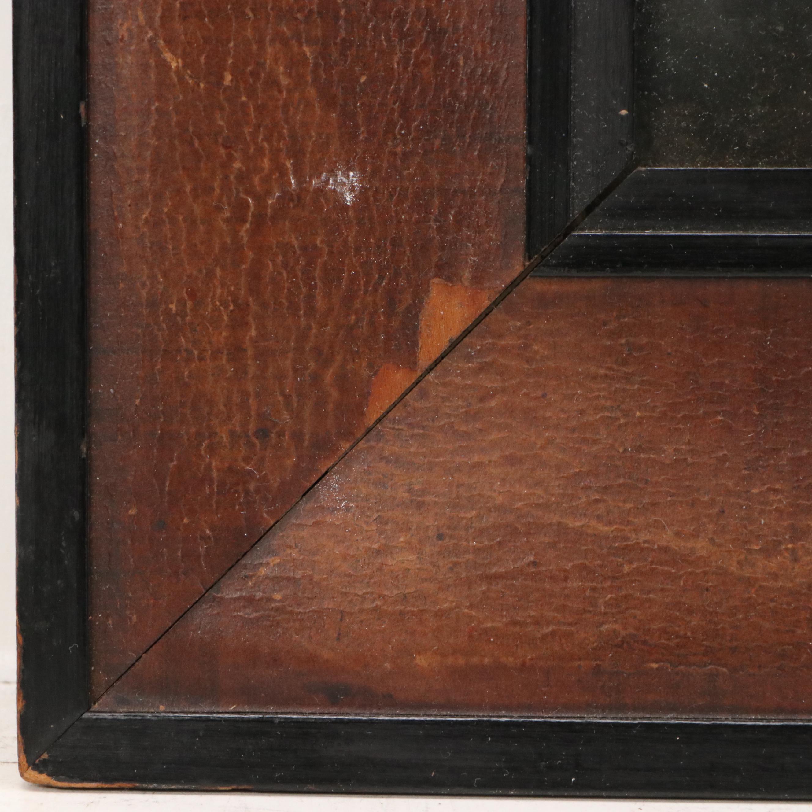 Pastel Landscape Drawing of Rural Road and Copse of Trees