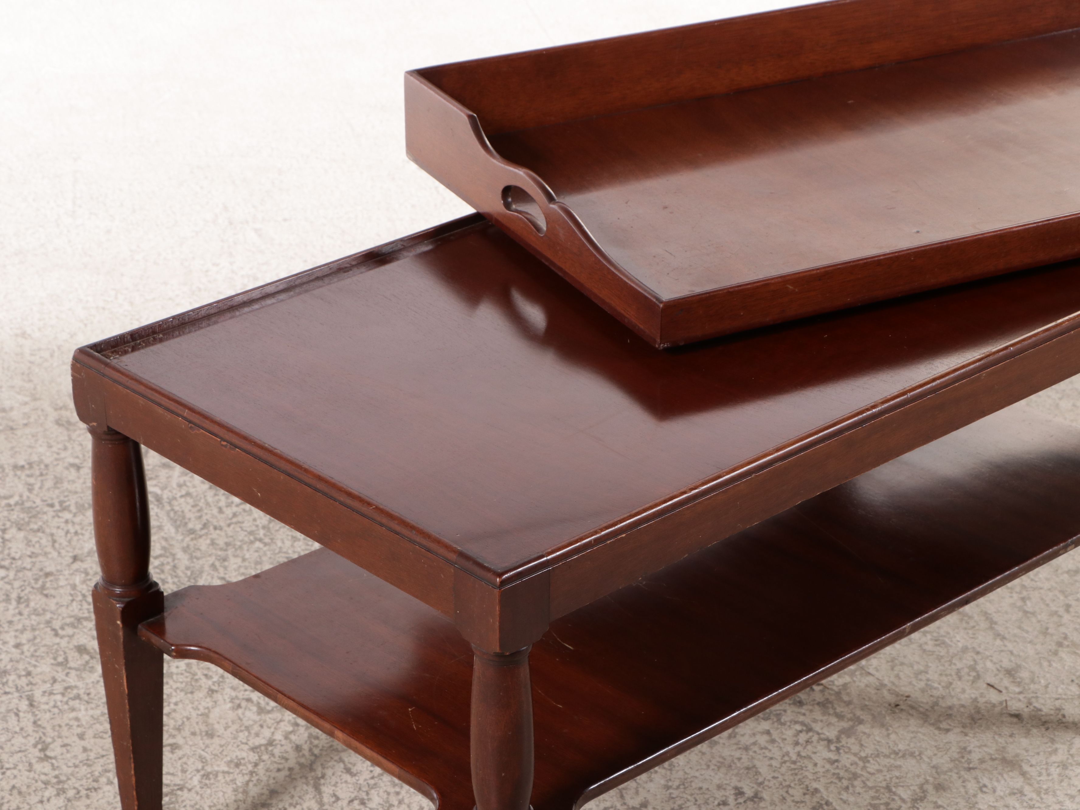 Georgian Style Mahogany Coffee Table