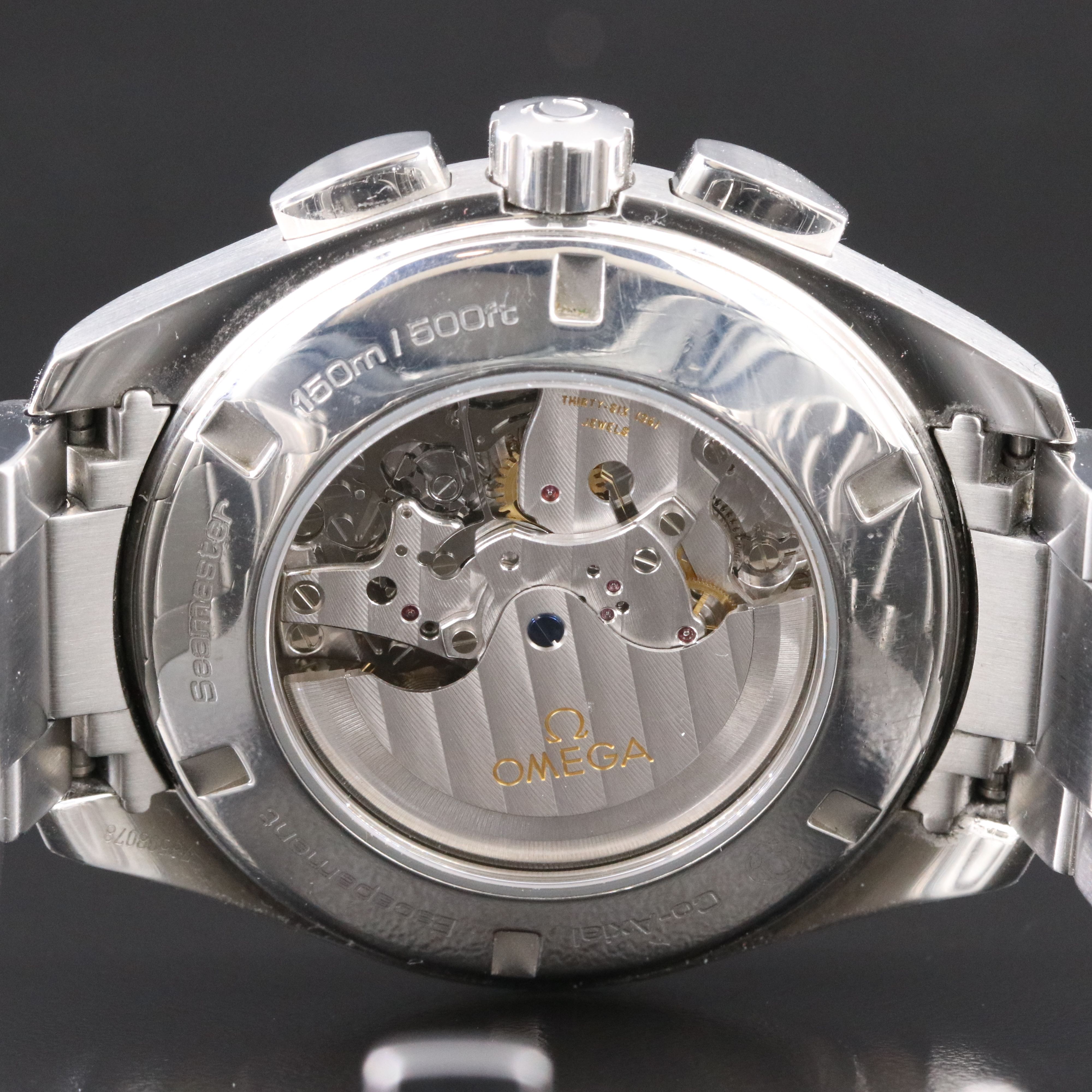 Omega Seamaster Aqua Terra Chronograph Steel Black Dial Automatic Watch