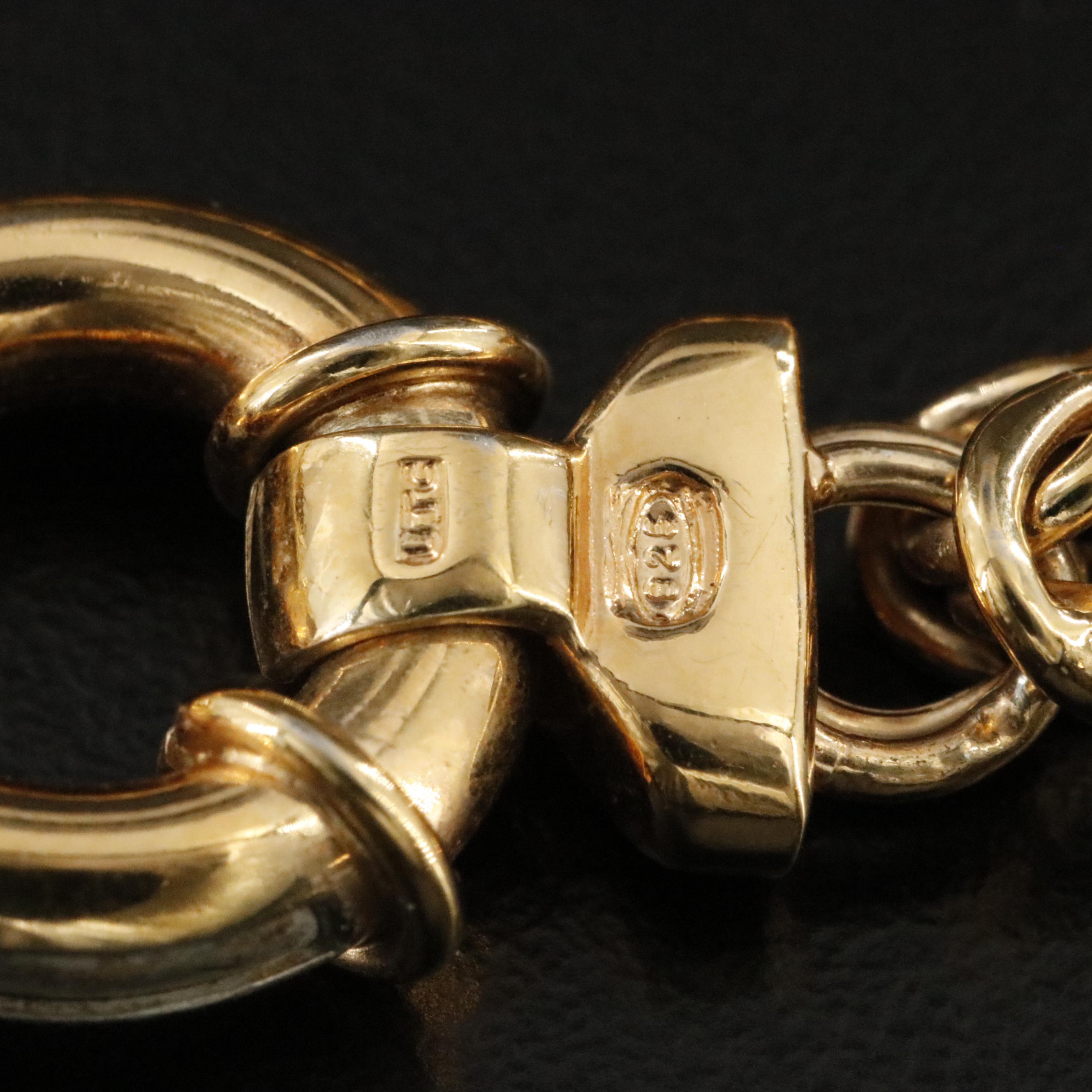 Sterling Byzantine Chain Bracelet with Ruby Stations