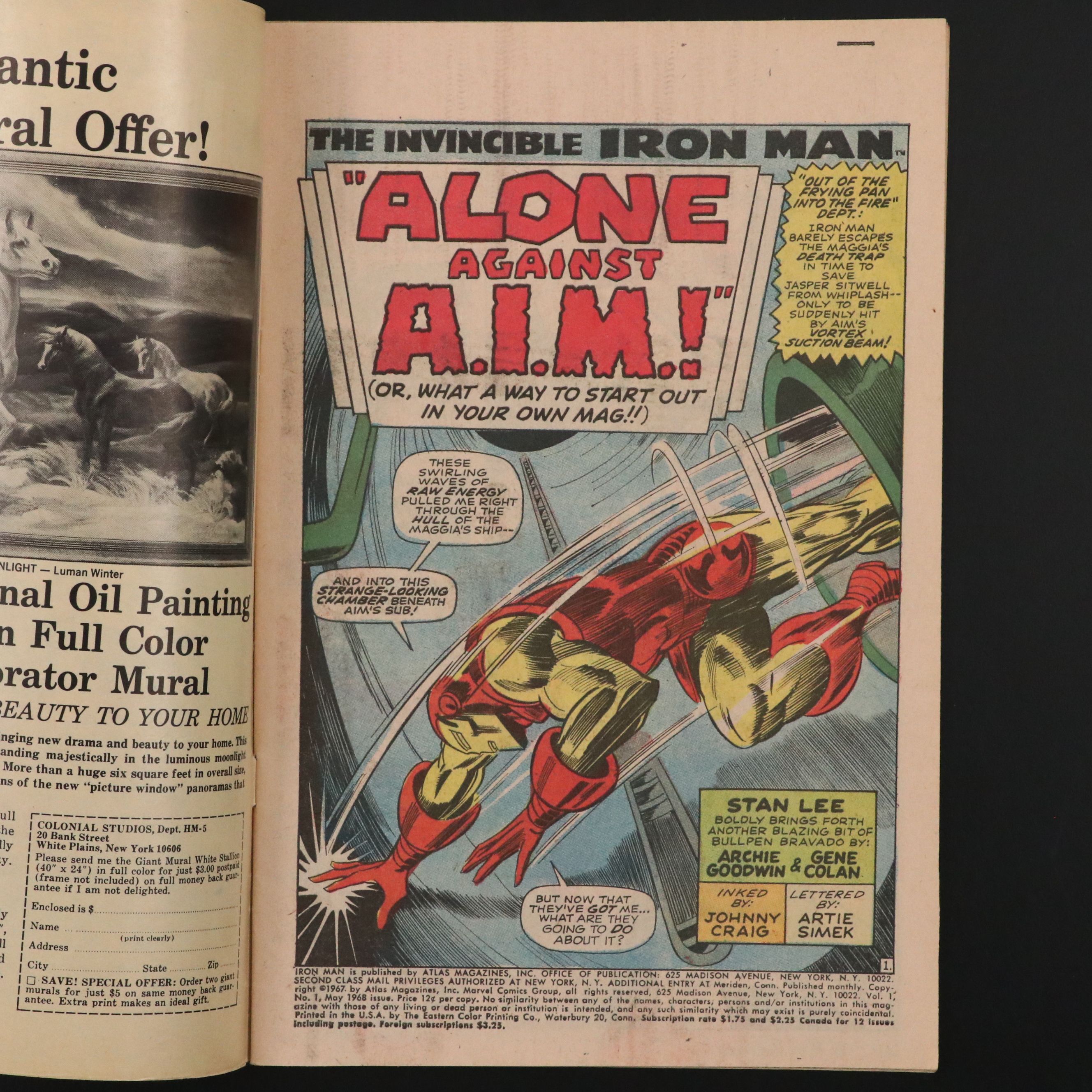 Silver Age Marvel Comics Iron Man Vol. 1 #1