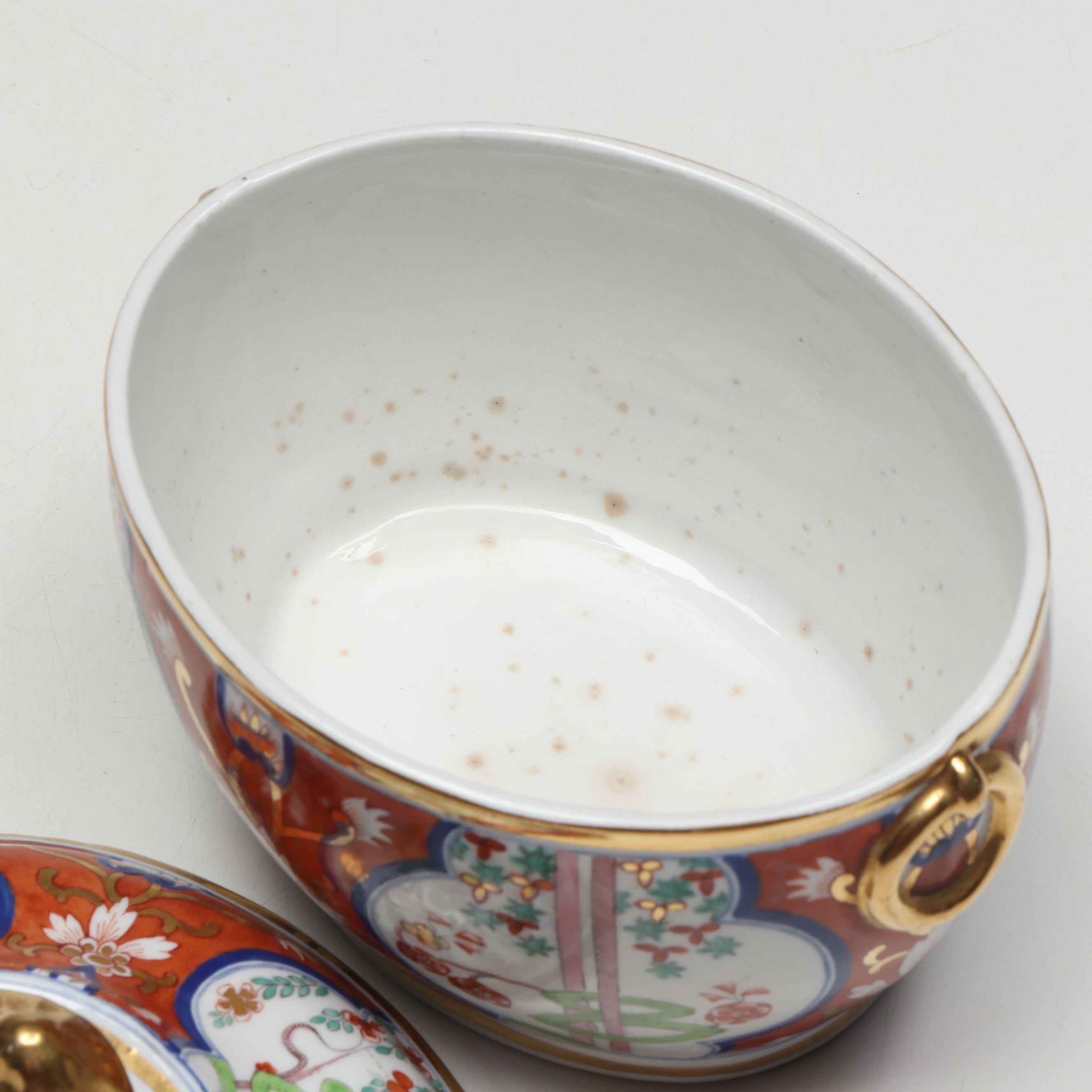 Derby English Porcelain with Chinese Imari and Other Table Accessories
