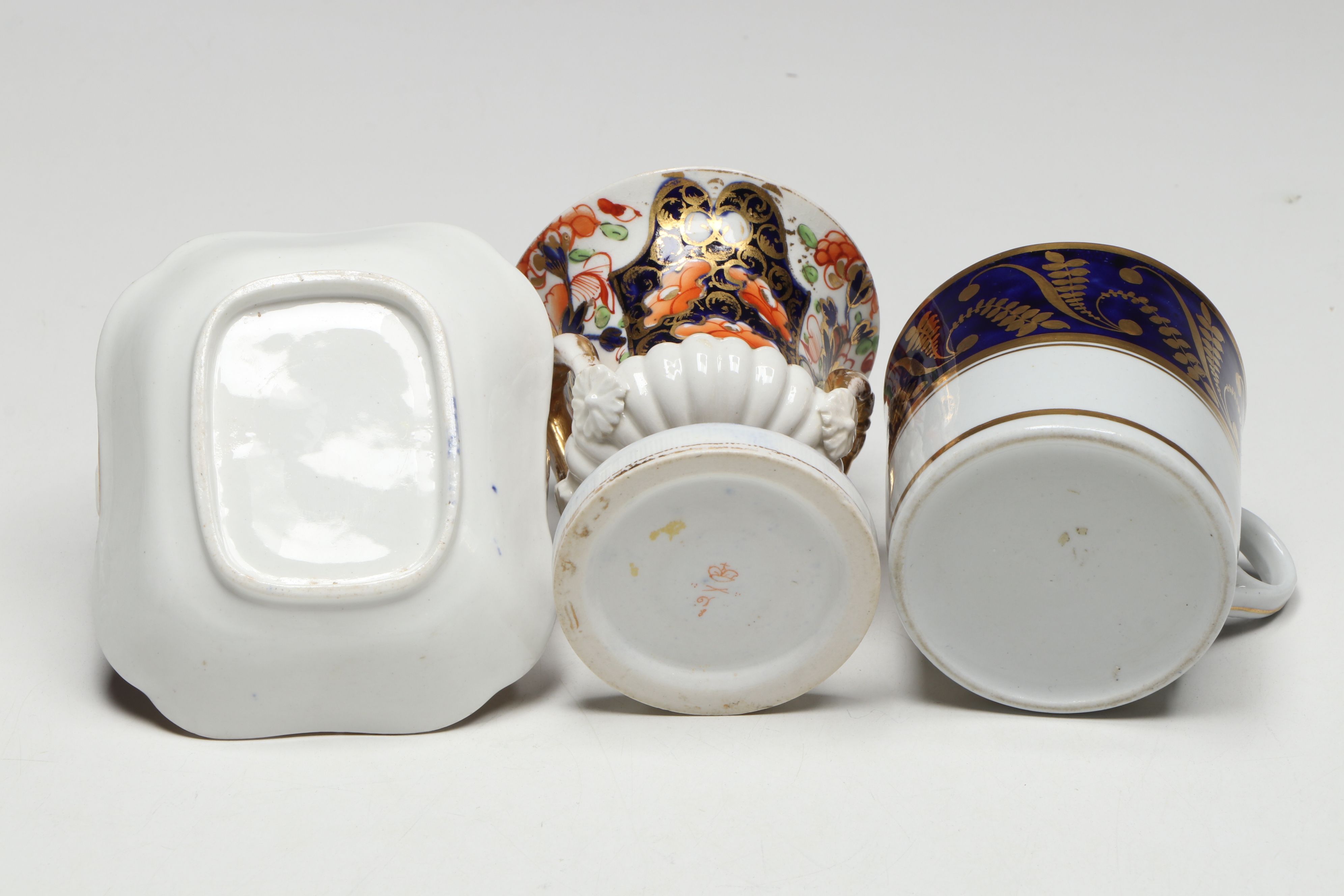 Derby English Porcelain with Chinese Imari and Other Table Accessories