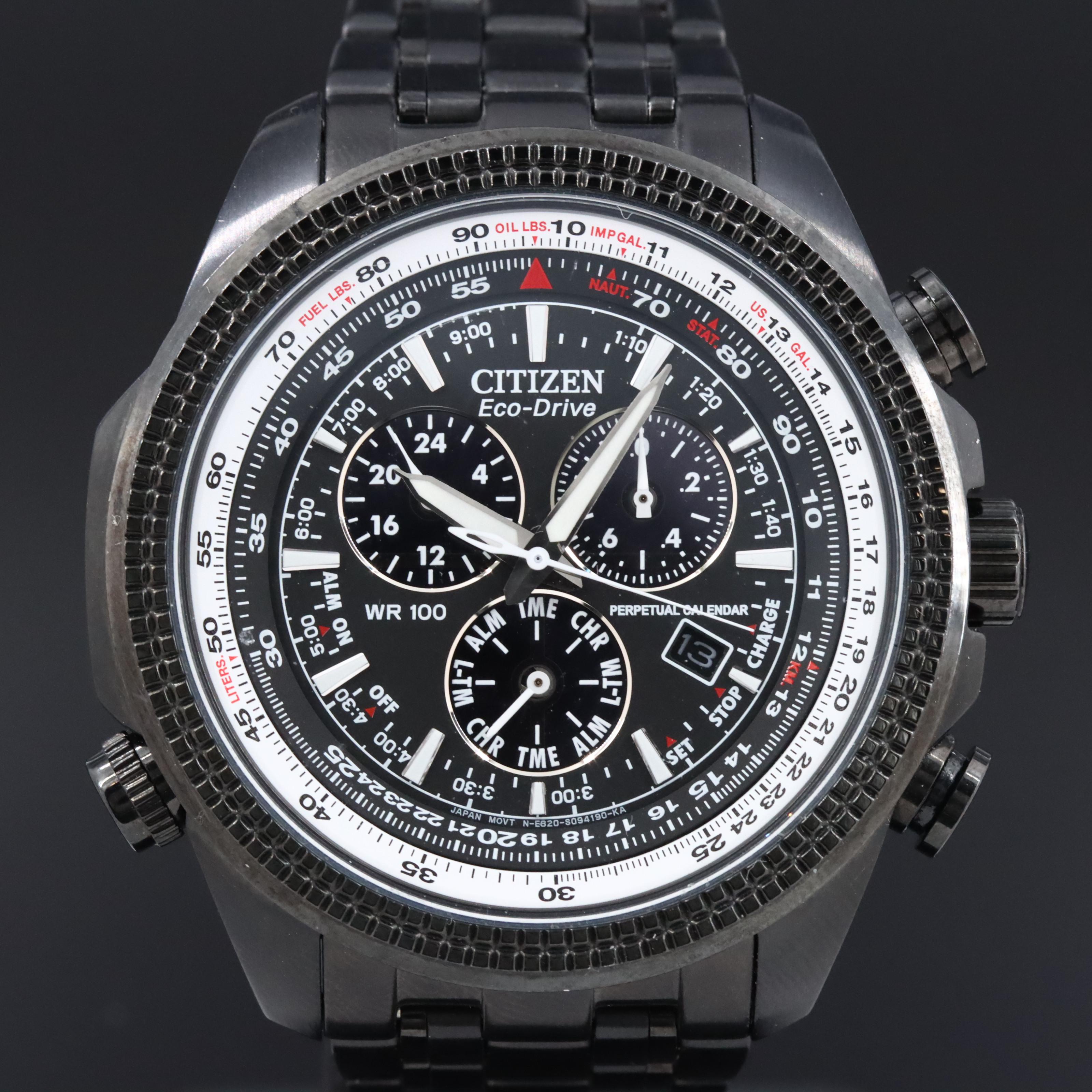 Citizen Eco-Drive E820-S078423 Perpetual Calendar Chronograph Watch