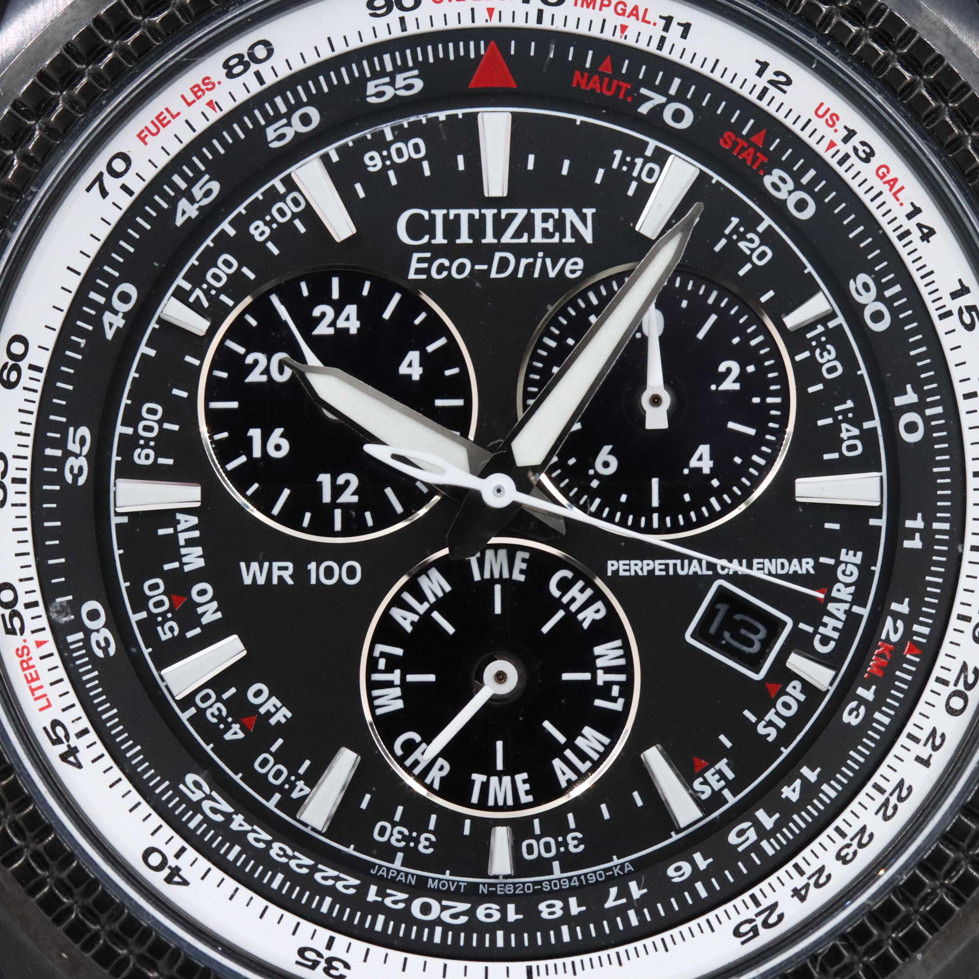 Citizen Eco-Drive E820-S078423 Perpetual Calendar Chronograph Watch