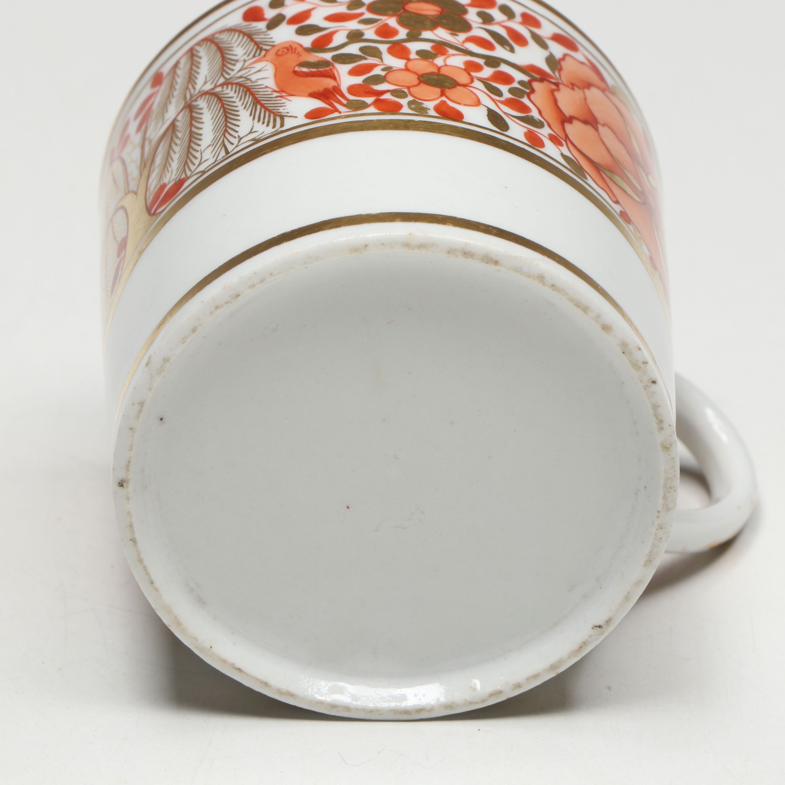 Davenport and Other Other Imari Style Cups, Saucer, Sugar Bowl, and Serving Bowl