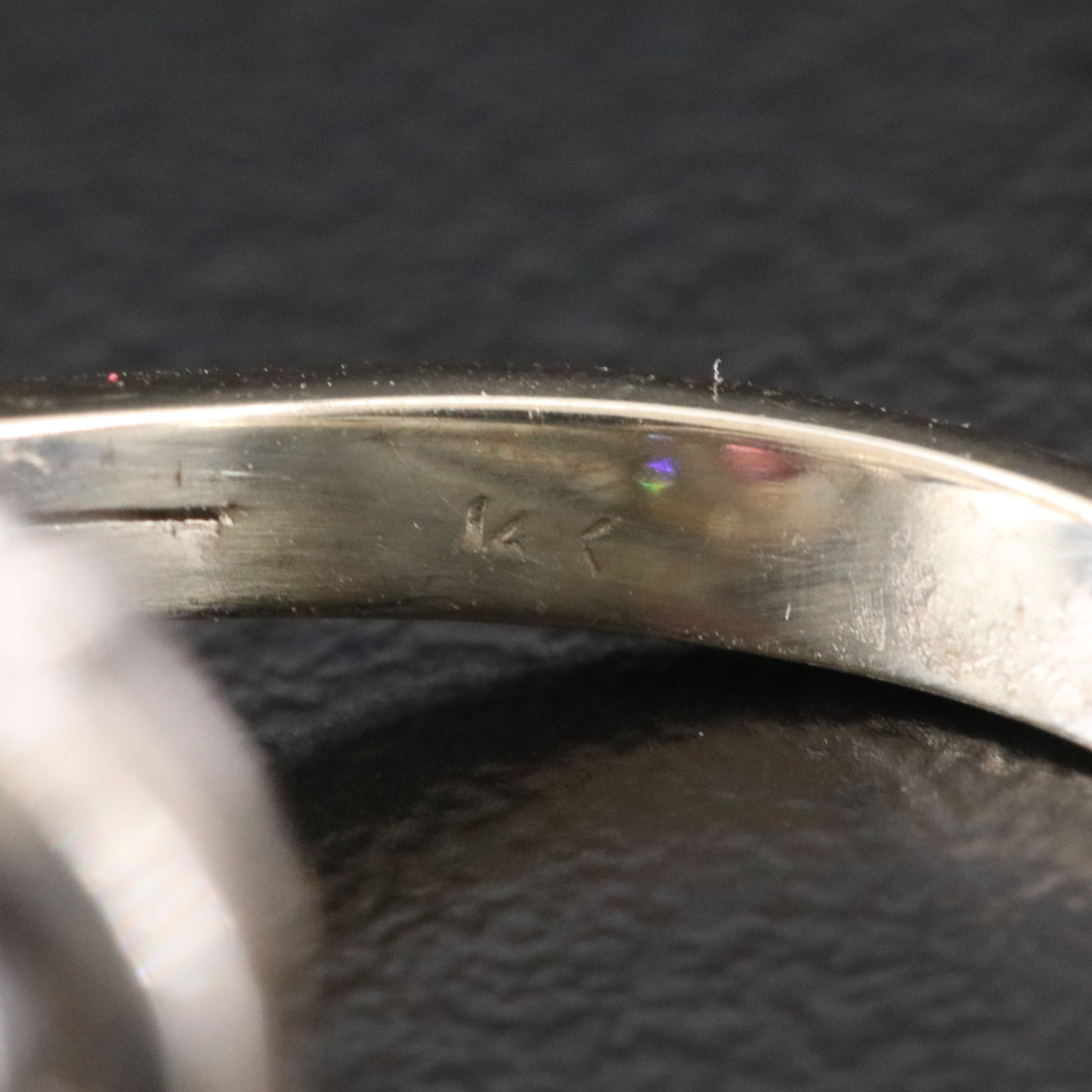 Vintage 14K Ruby and Diamond Ring