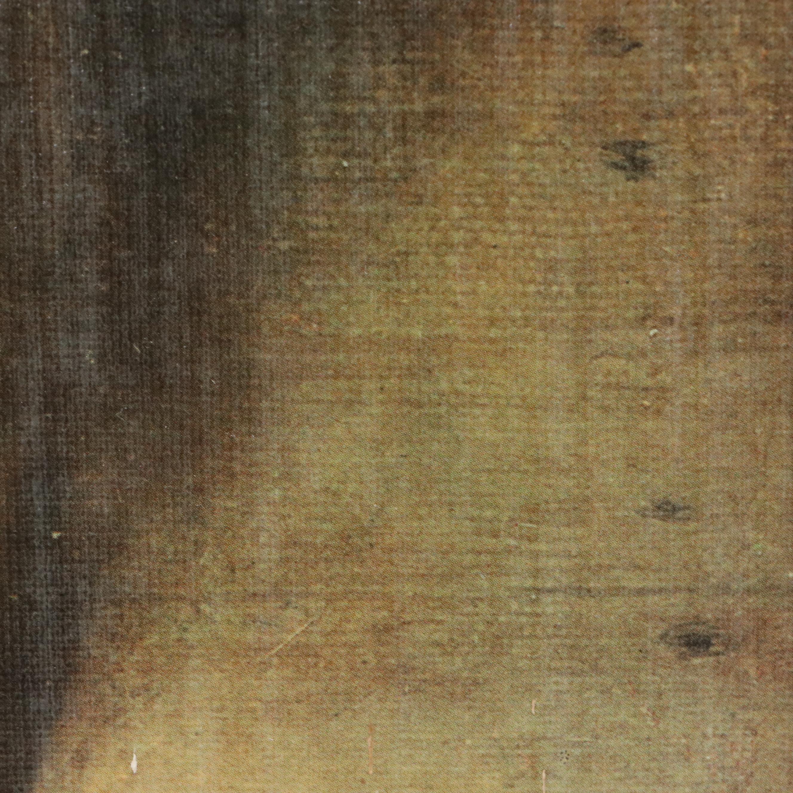 After Gerard ter Borch Embellished Offset Lithograph "The Flea-Catcher"