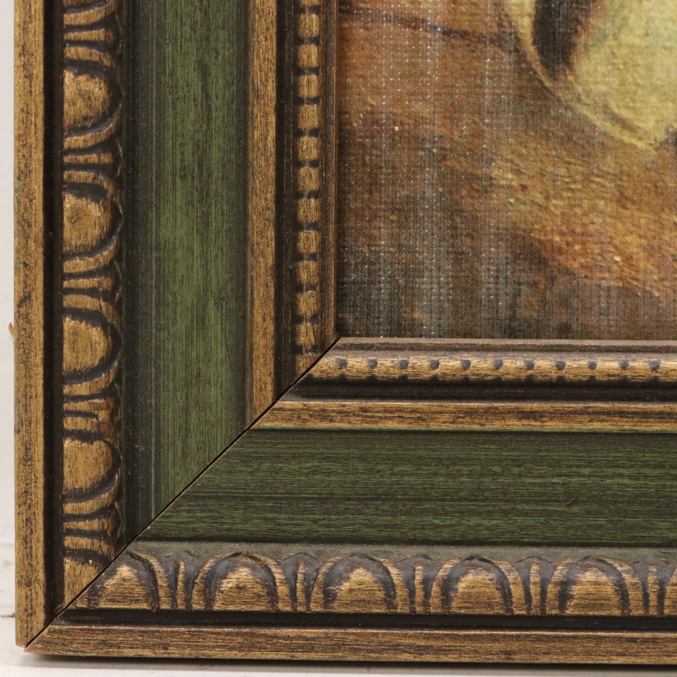 After Gerard ter Borch Embellished Offset Lithograph "The Flea-Catcher"