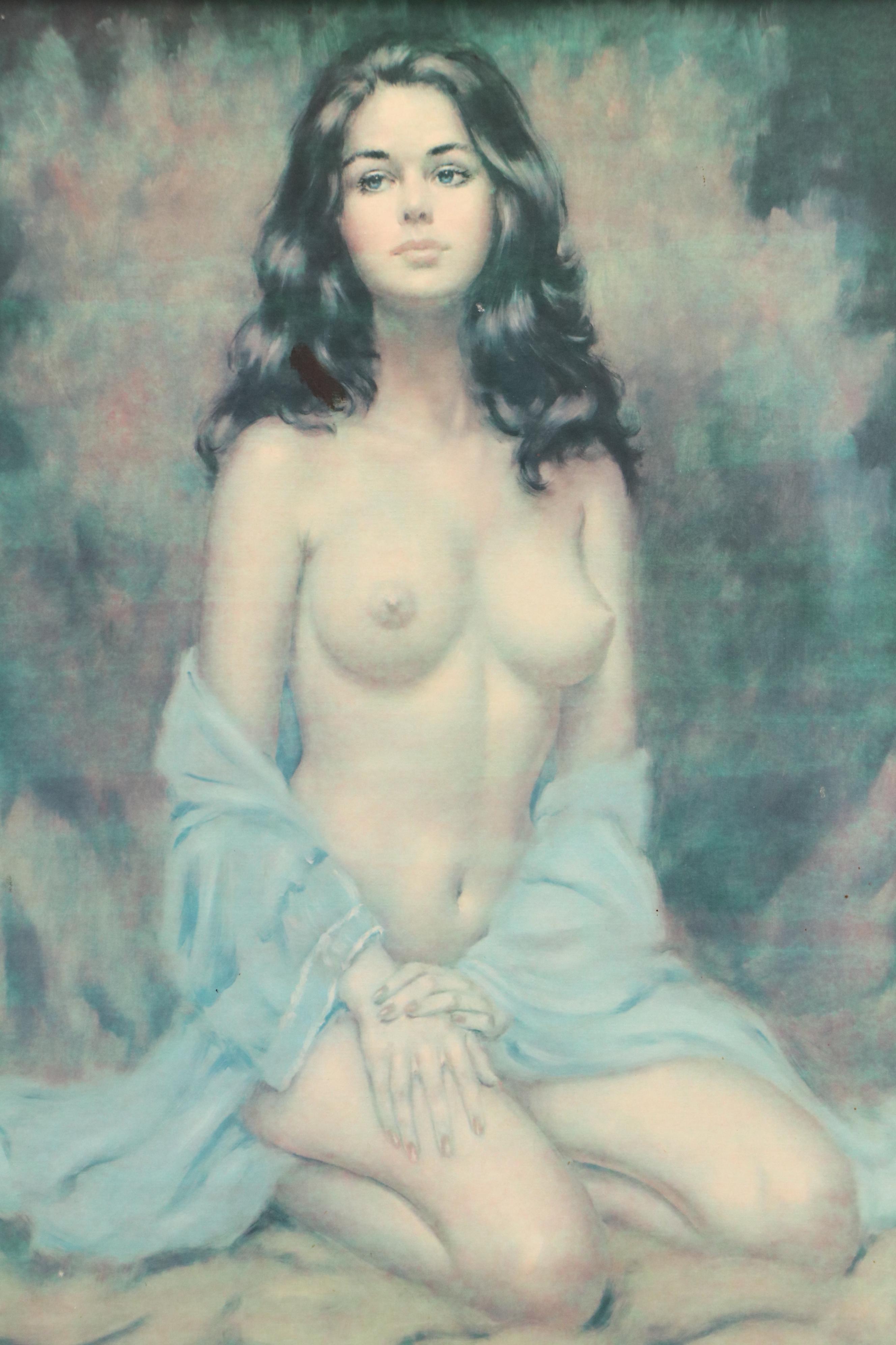 Offset Lithograph After Larry Vincent Garrison of Female Nude, 20th Century