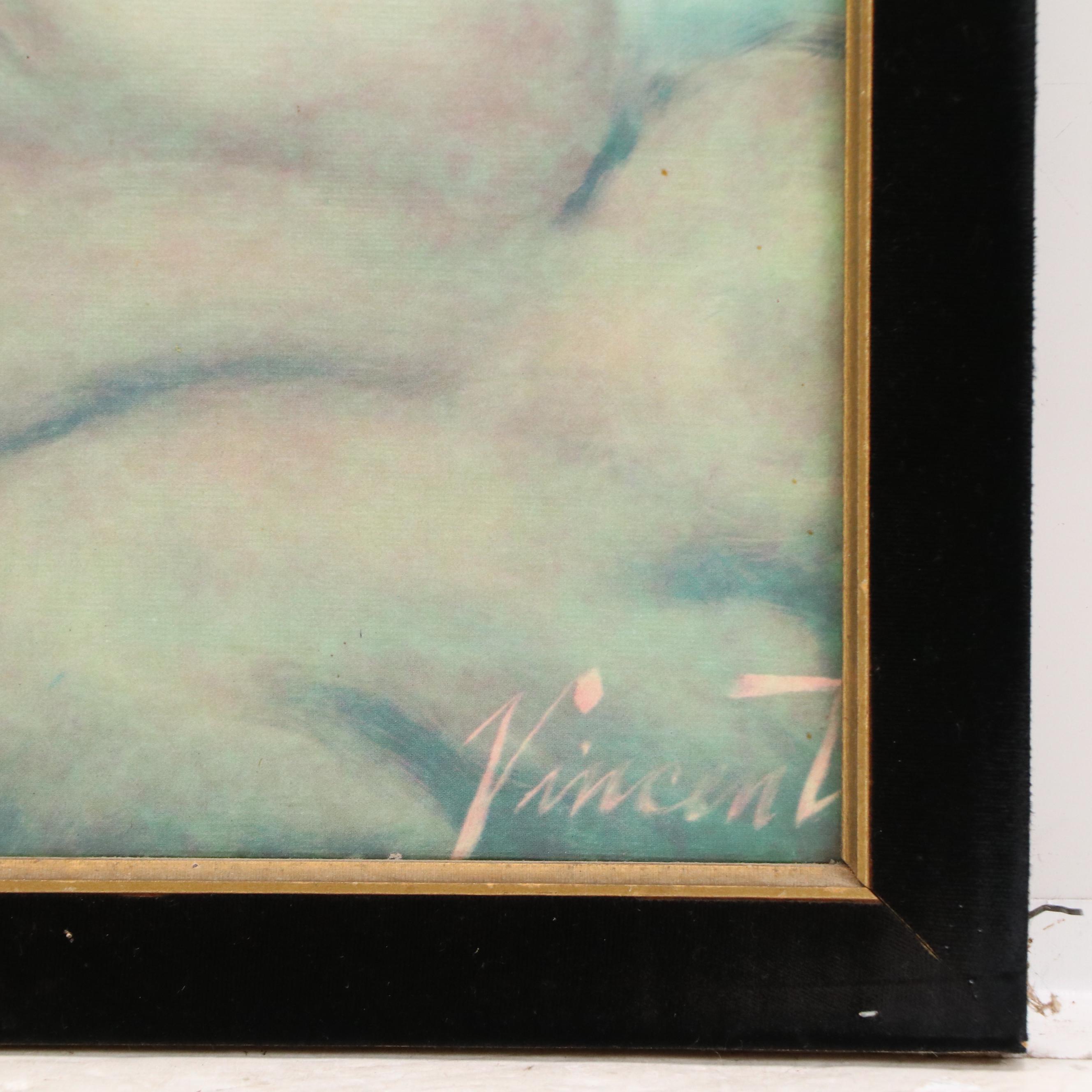 Offset Lithograph After Larry Vincent Garrison of Female Nude, 20th Century