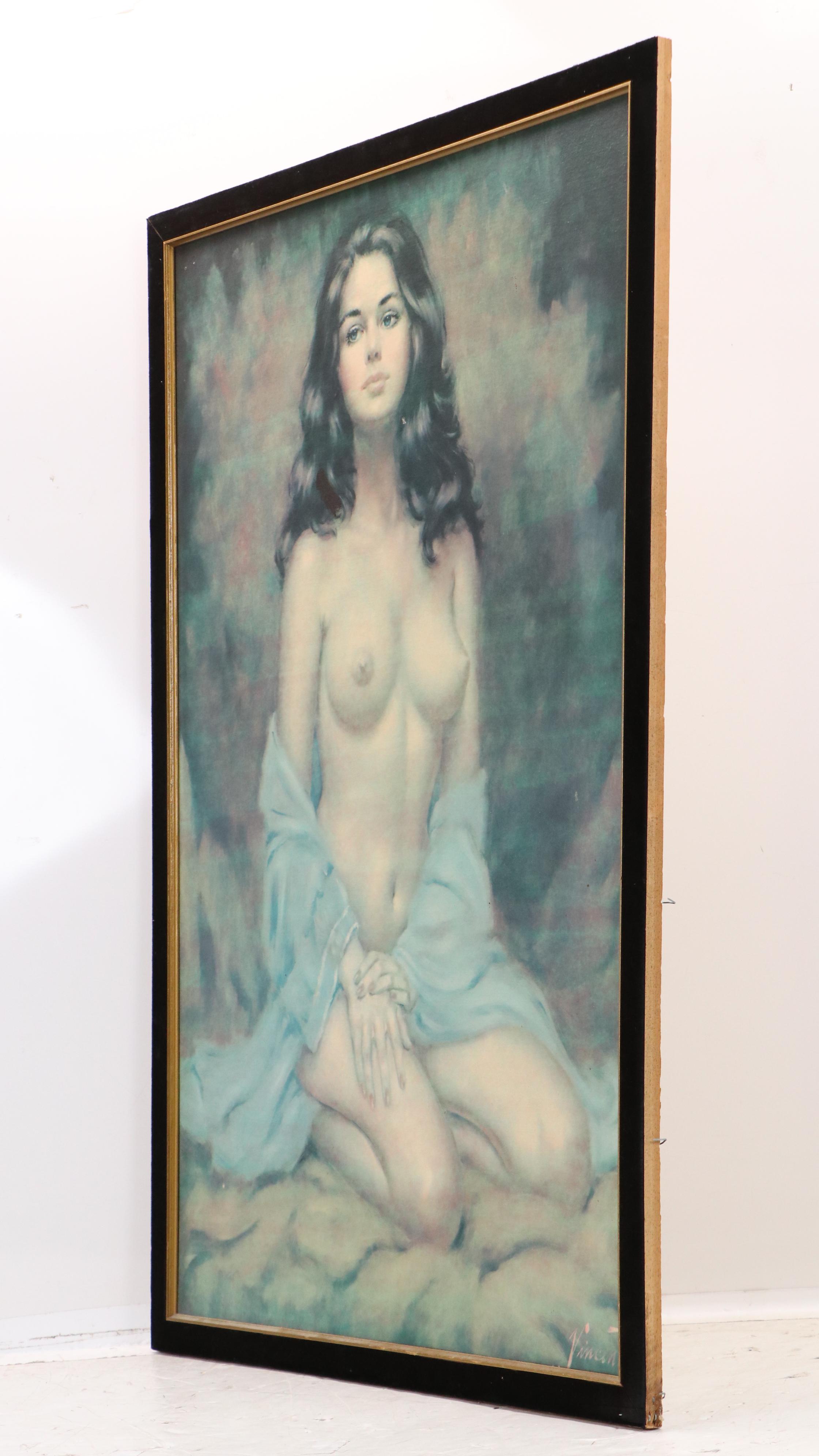 Offset Lithograph After Larry Vincent Garrison of Female Nude, 20th Century
