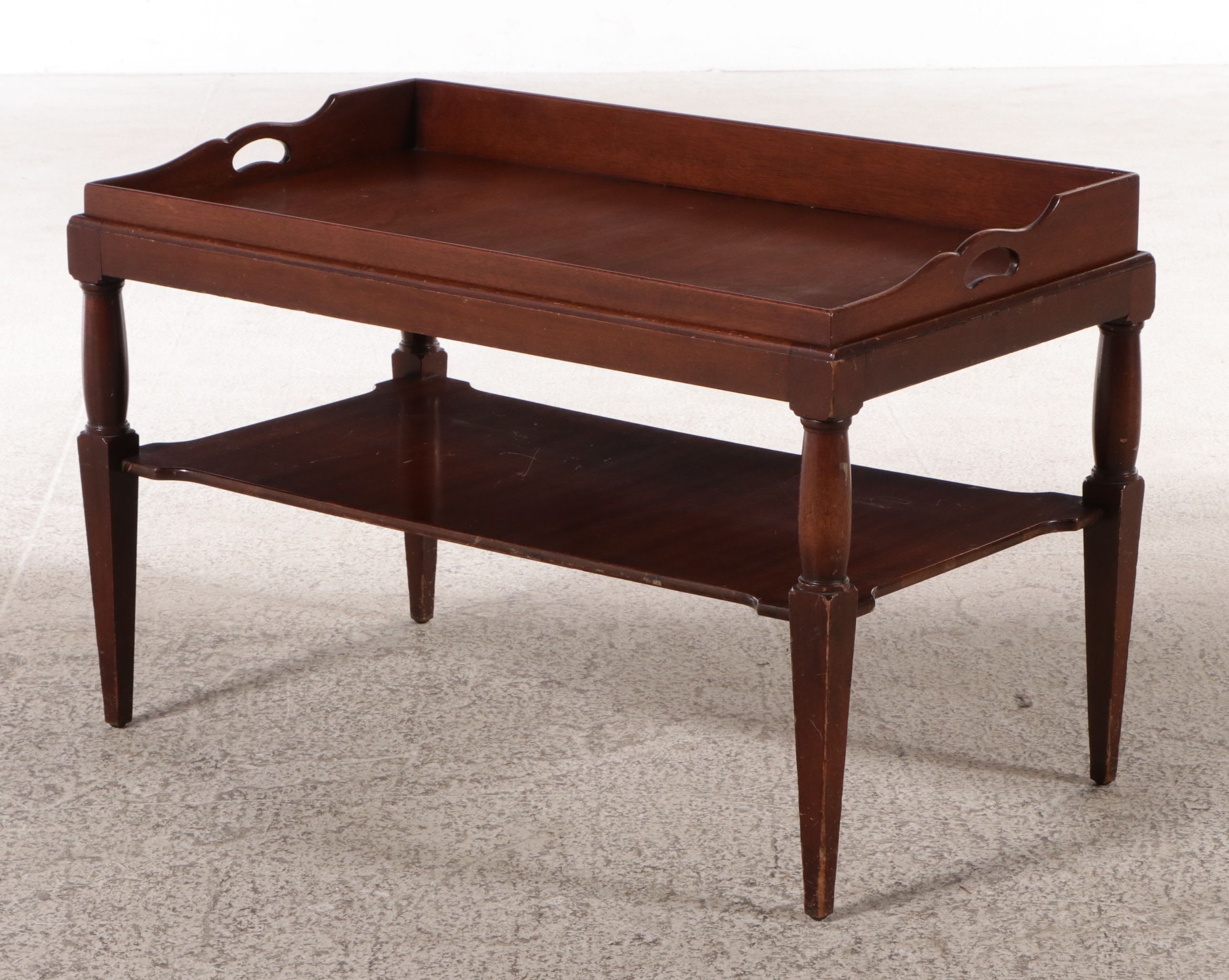 Georgian Style Mahogany Coffee Table