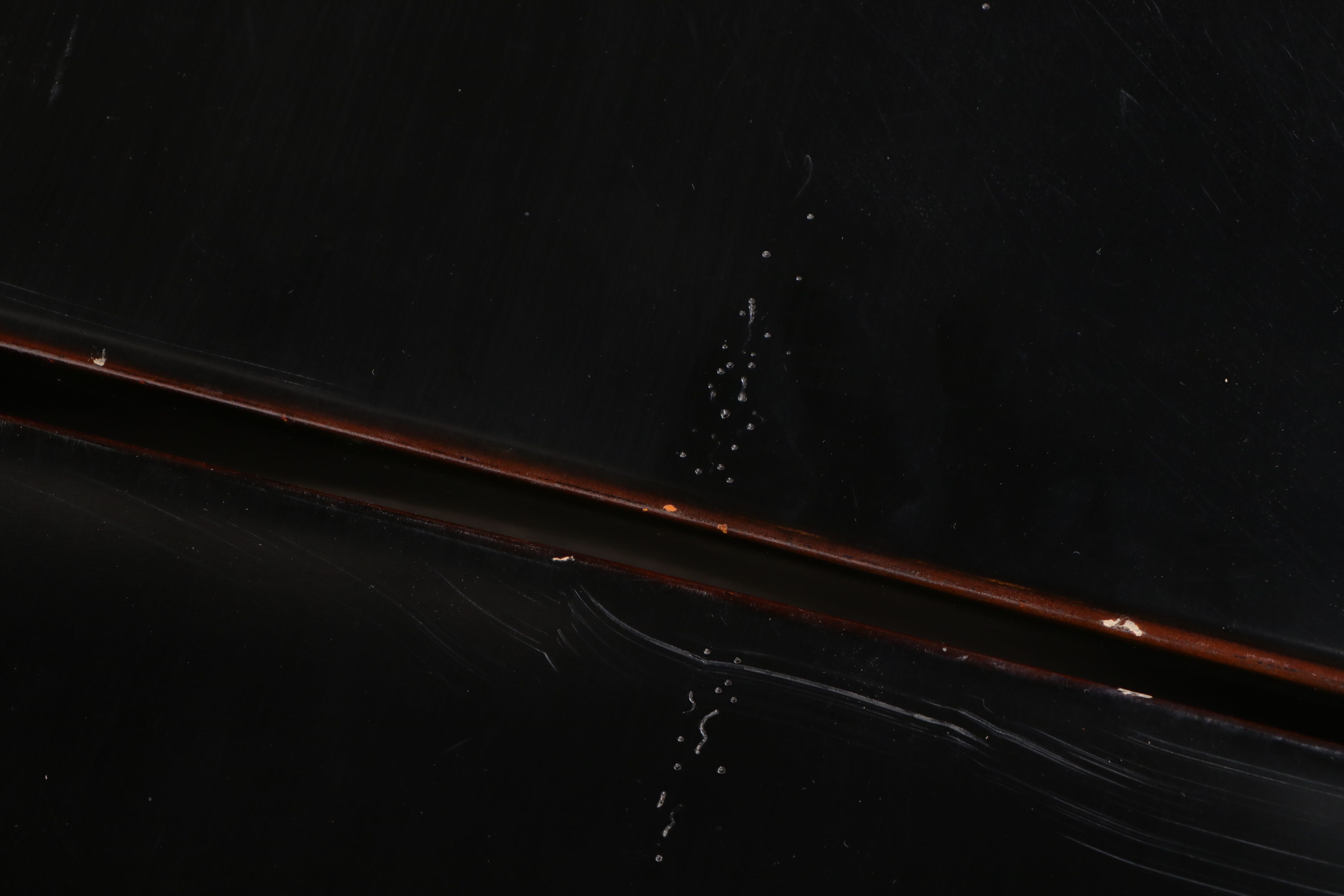 Pair of Ateliers de la Madeleine Lacquered End Tables