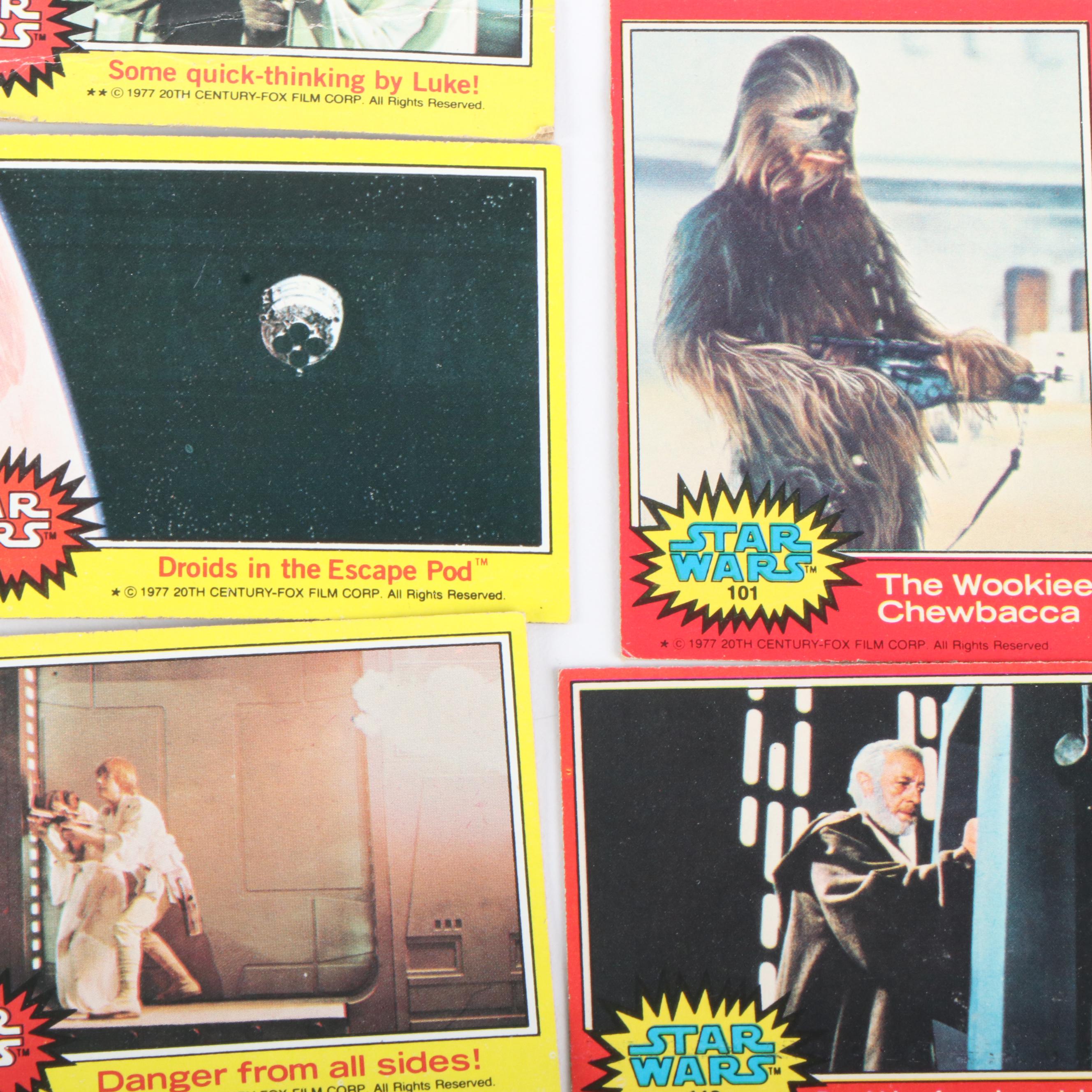 139 Topps Star Wars Trading Cards, 1977 and 1983