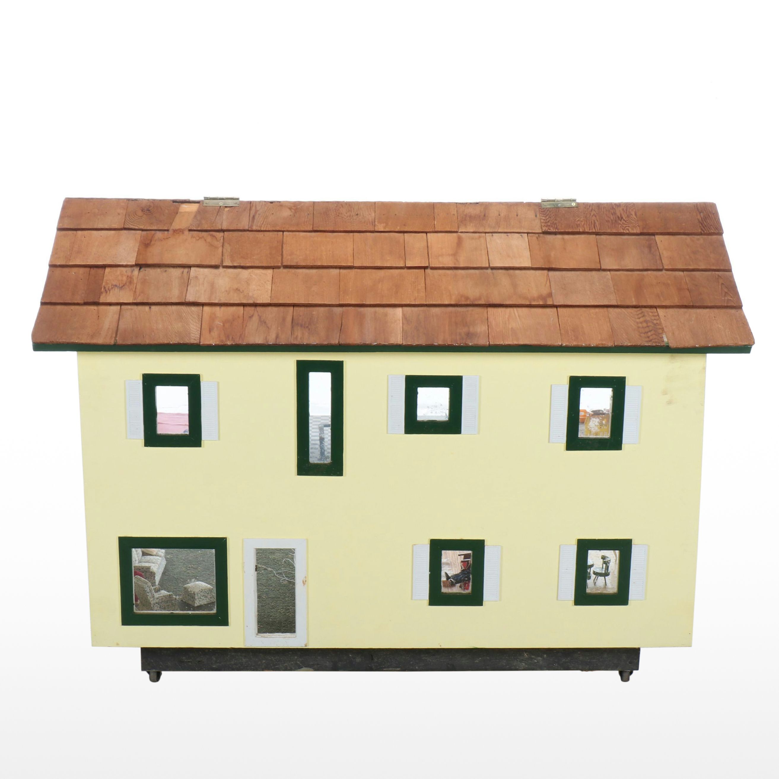 Vintage Wooden Dollhouse