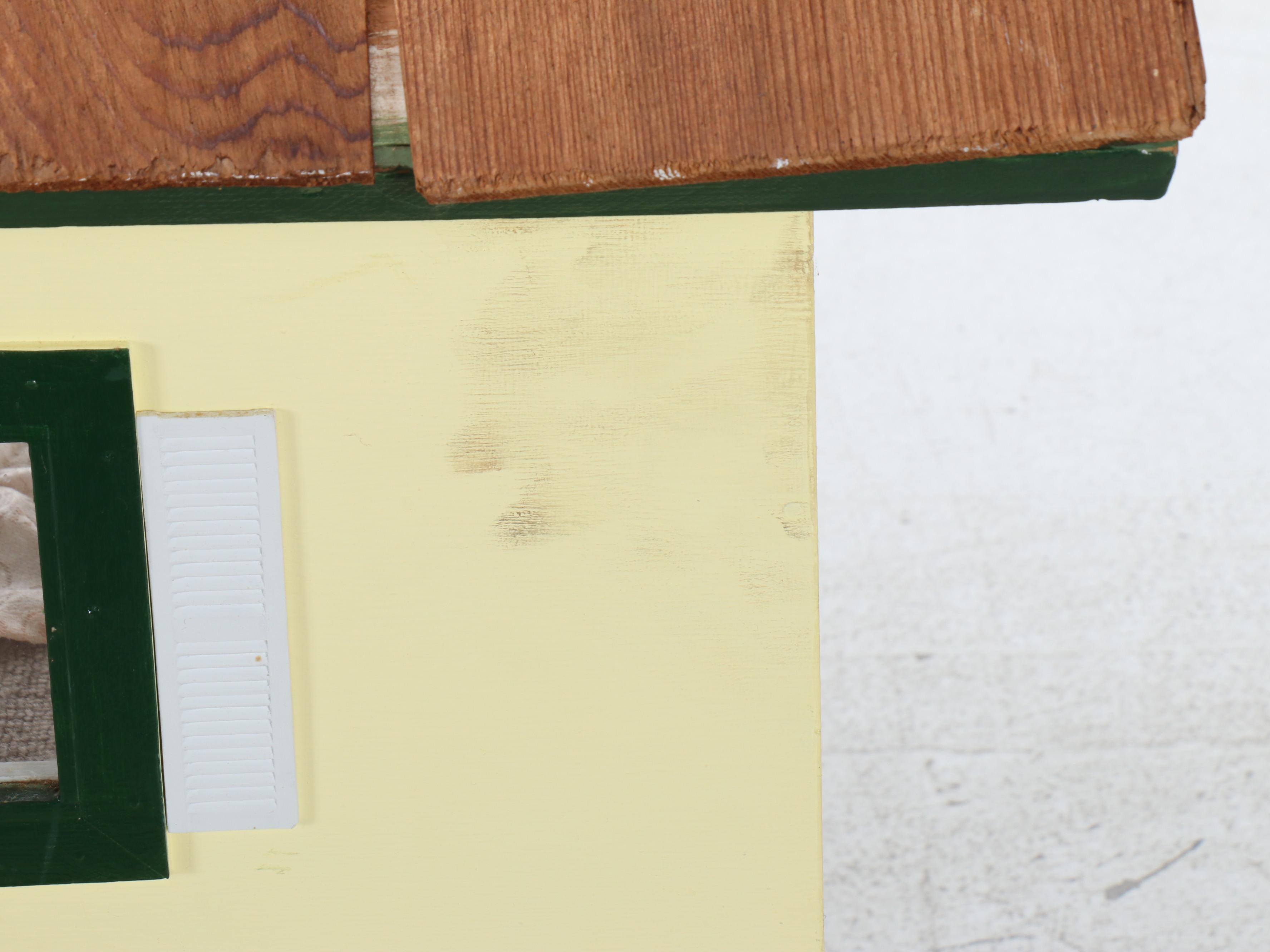 Vintage Wooden Dollhouse