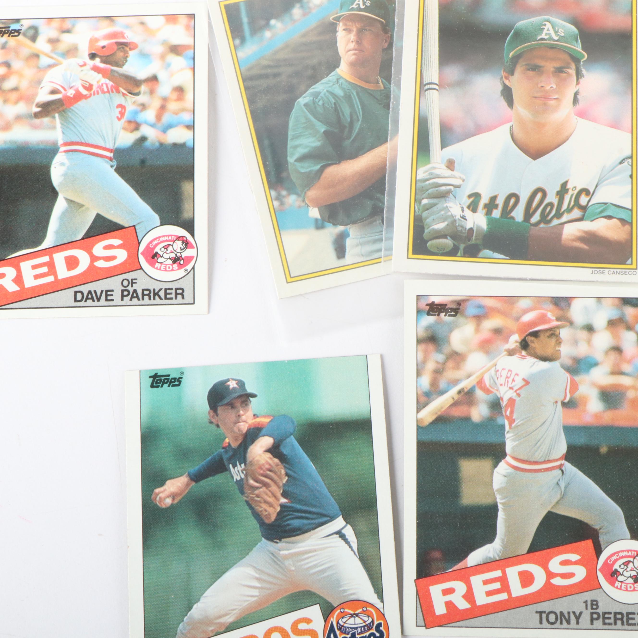 Five Boxes of Topps Baseball Cards, 1973 to 1989