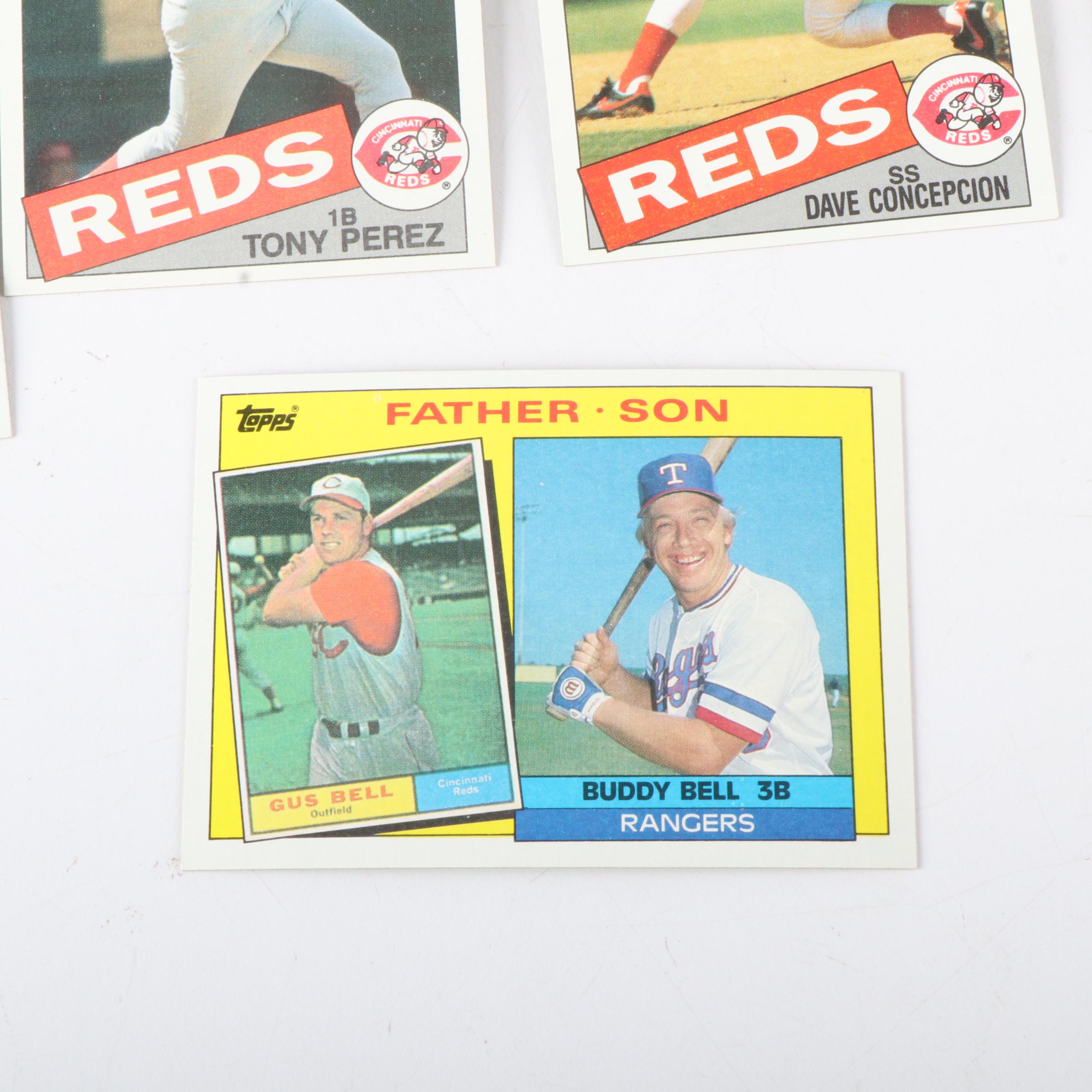 Five Boxes of Topps Baseball Cards, 1973 to 1989