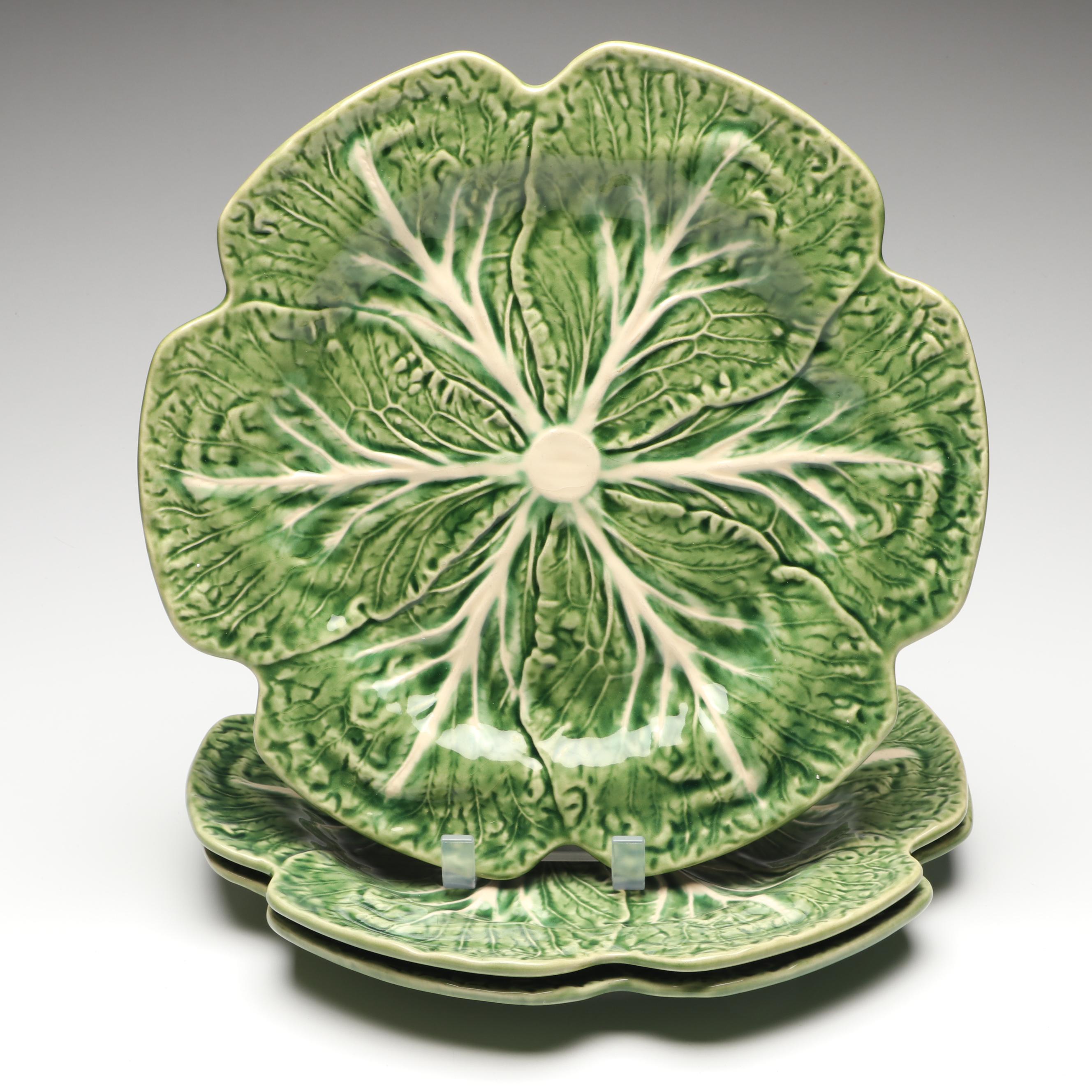 Bordallo Pinheiro "Cabbage Green" Ceramic Dinnerware