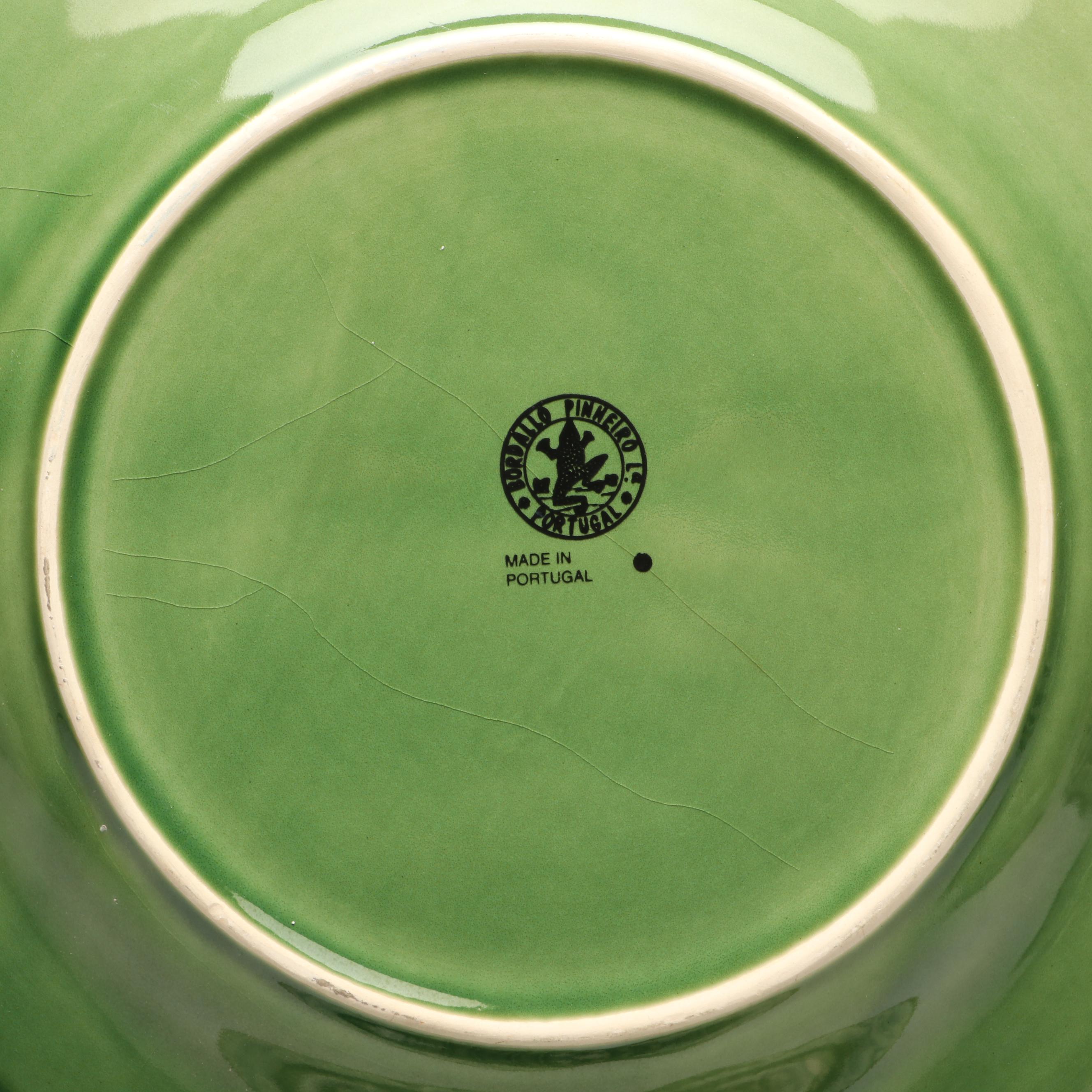 Bordallo Pinheiro "Cabbage Green" Ceramic Dinnerware