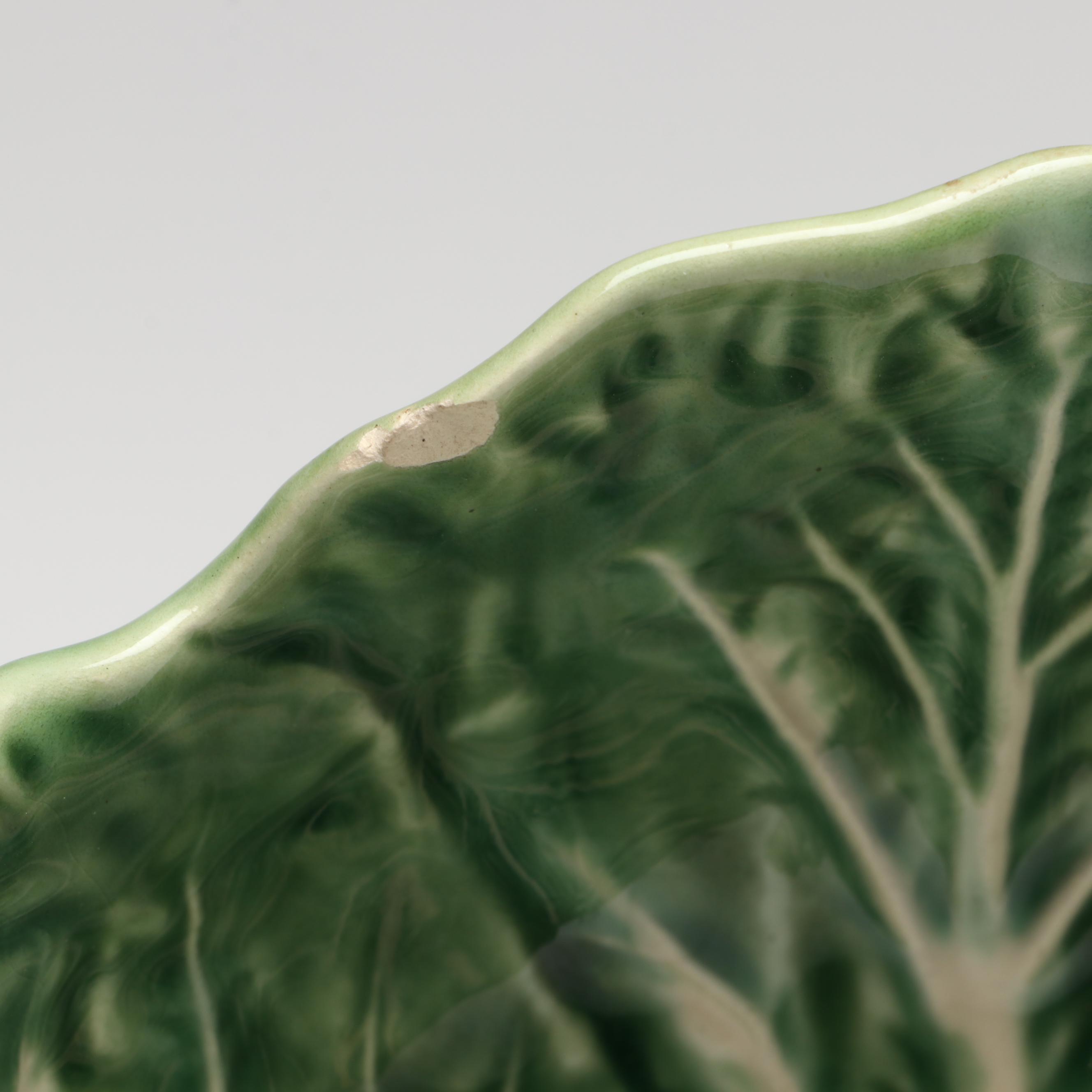 Bordallo Pinheiro "Cabbage Green" Ceramic Dinnerware