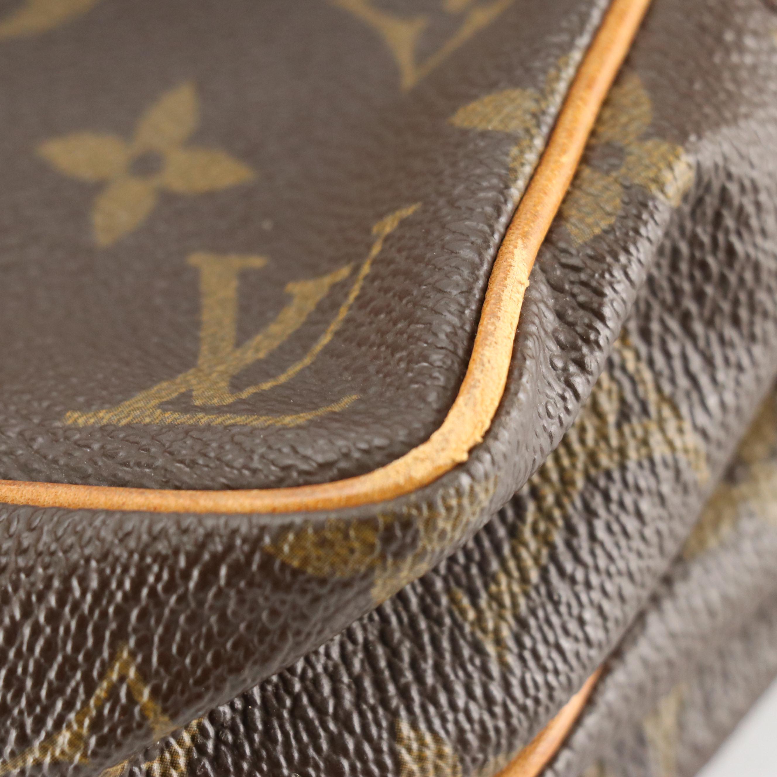 Louis Vuitton Amazone Crossbody Bag in Monogram Canvas and Vachetta Leather