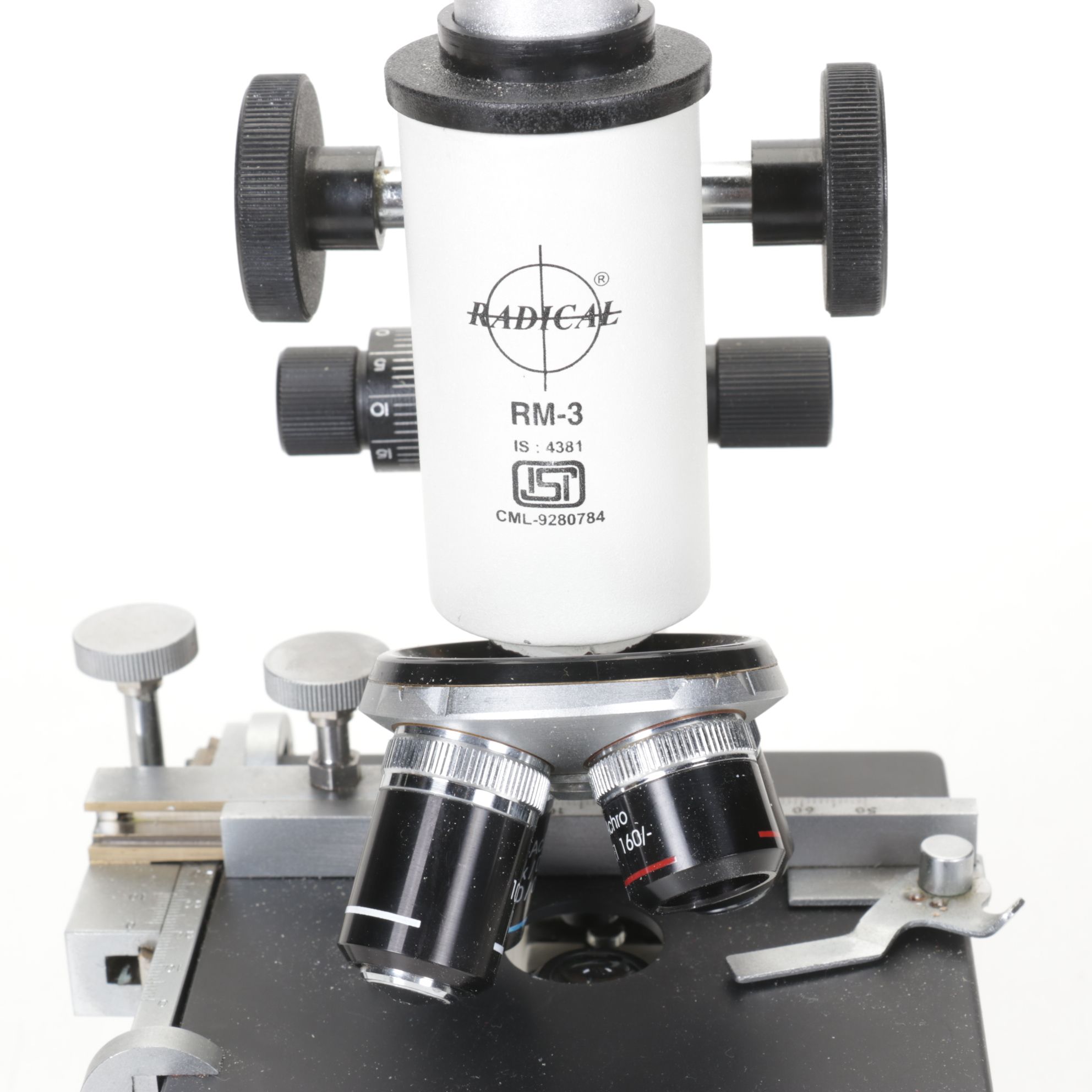 Radical RM-3 Student Medical Microscope with Wooden Case