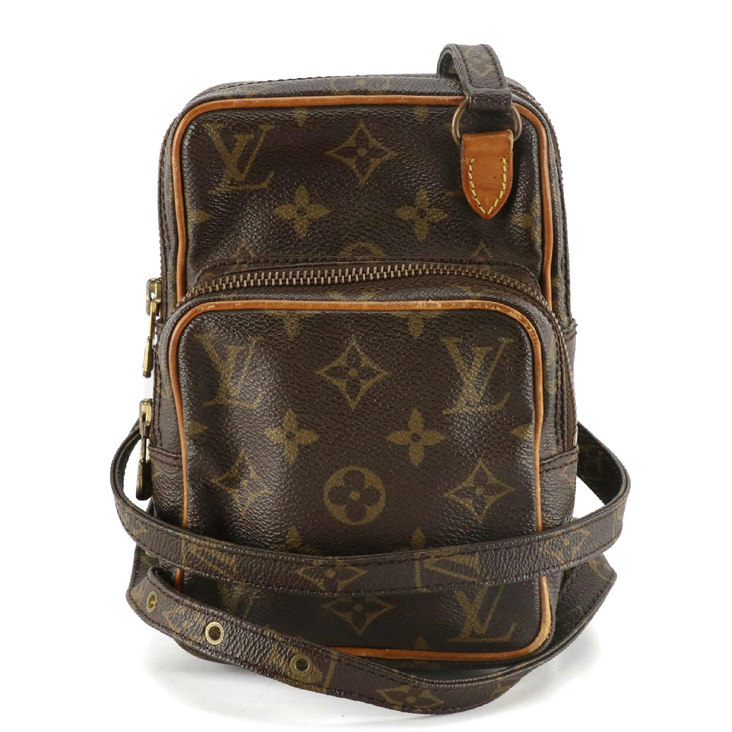 Louis Vuitton Amazone Crossbody Bag in Monogram Canvas and Vachetta Leather