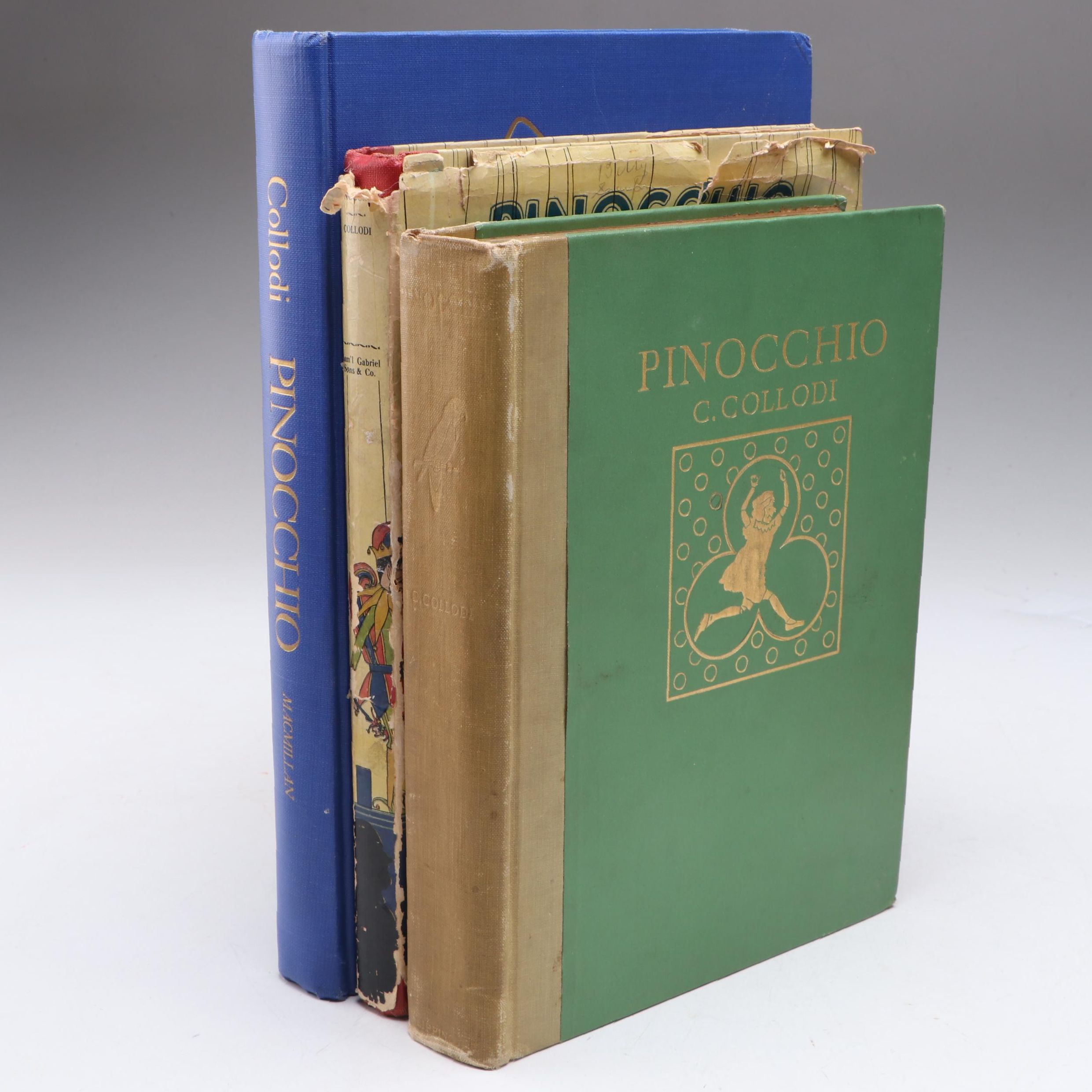 First Edition Thus "The Adventures of Pinocchio" by Carlo Collodi and More