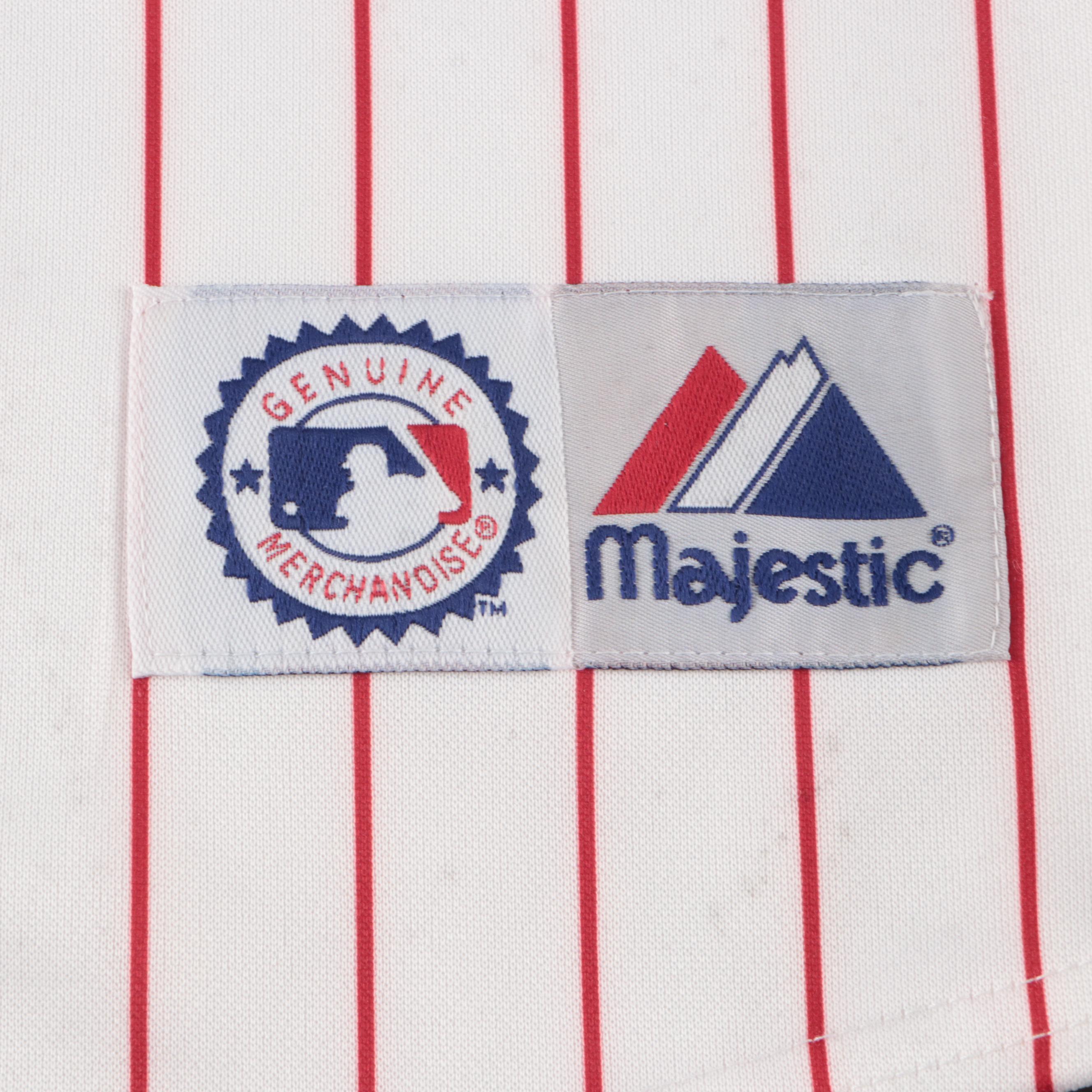 Barry Larkin Signed Cincinnati Reds Majestic Baseball Jersey, JSA