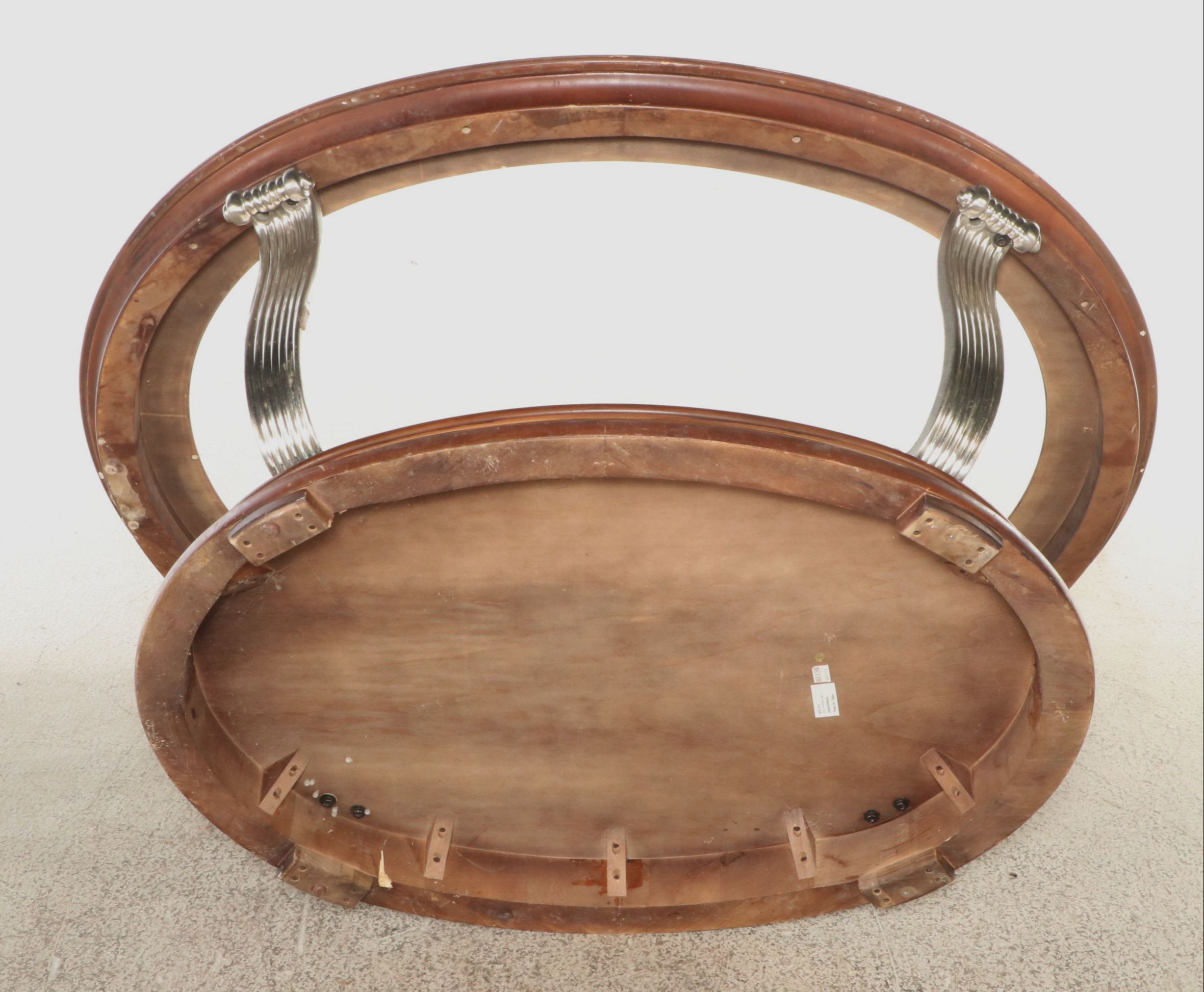 Italian Regency Style Oval Two-Tier Coffee Table