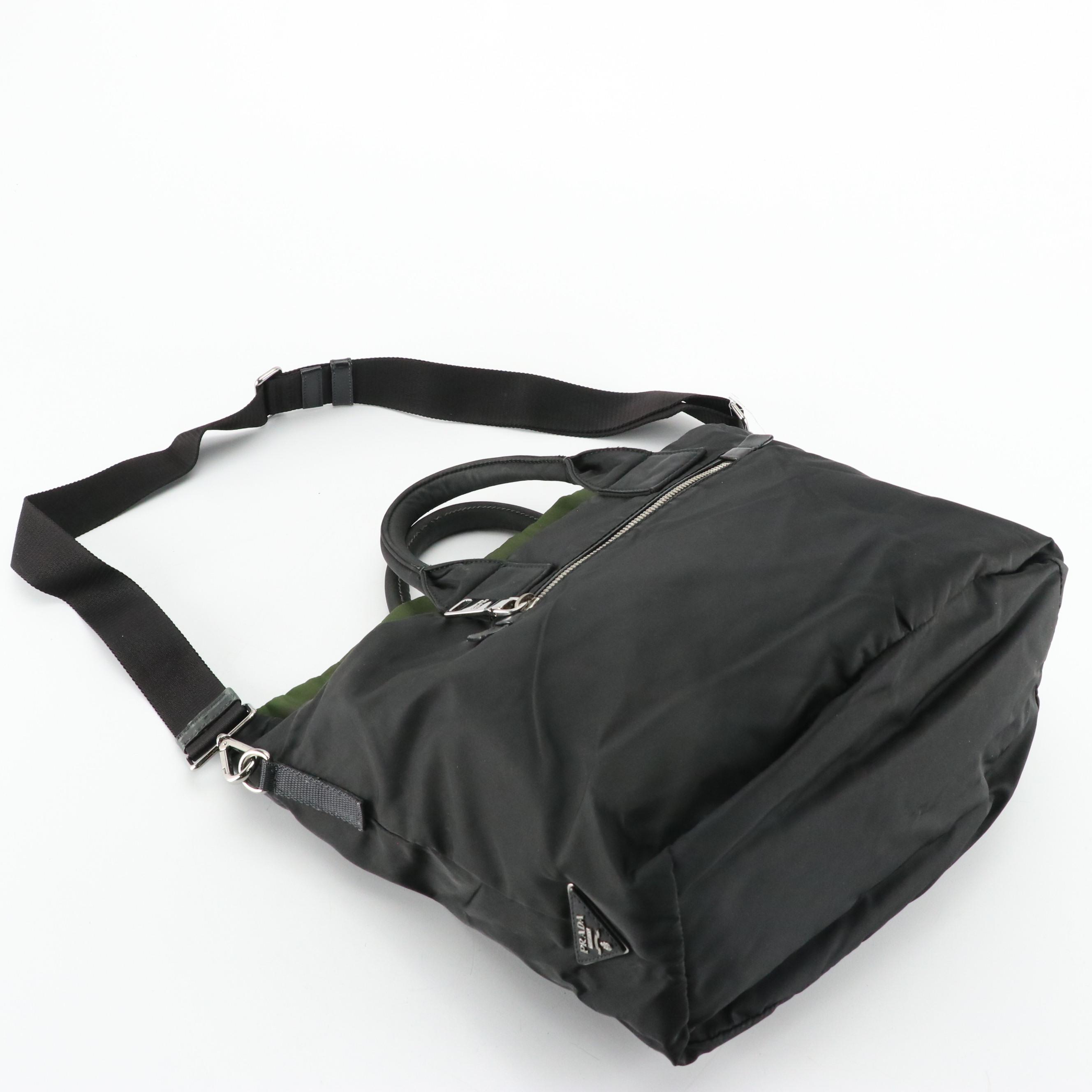 Prada Reversible Tessuto Nylon Two-Way Bag