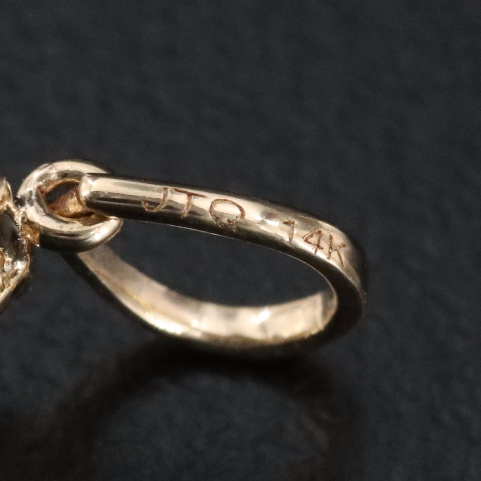 14K Ruby and White Sapphire Pendant