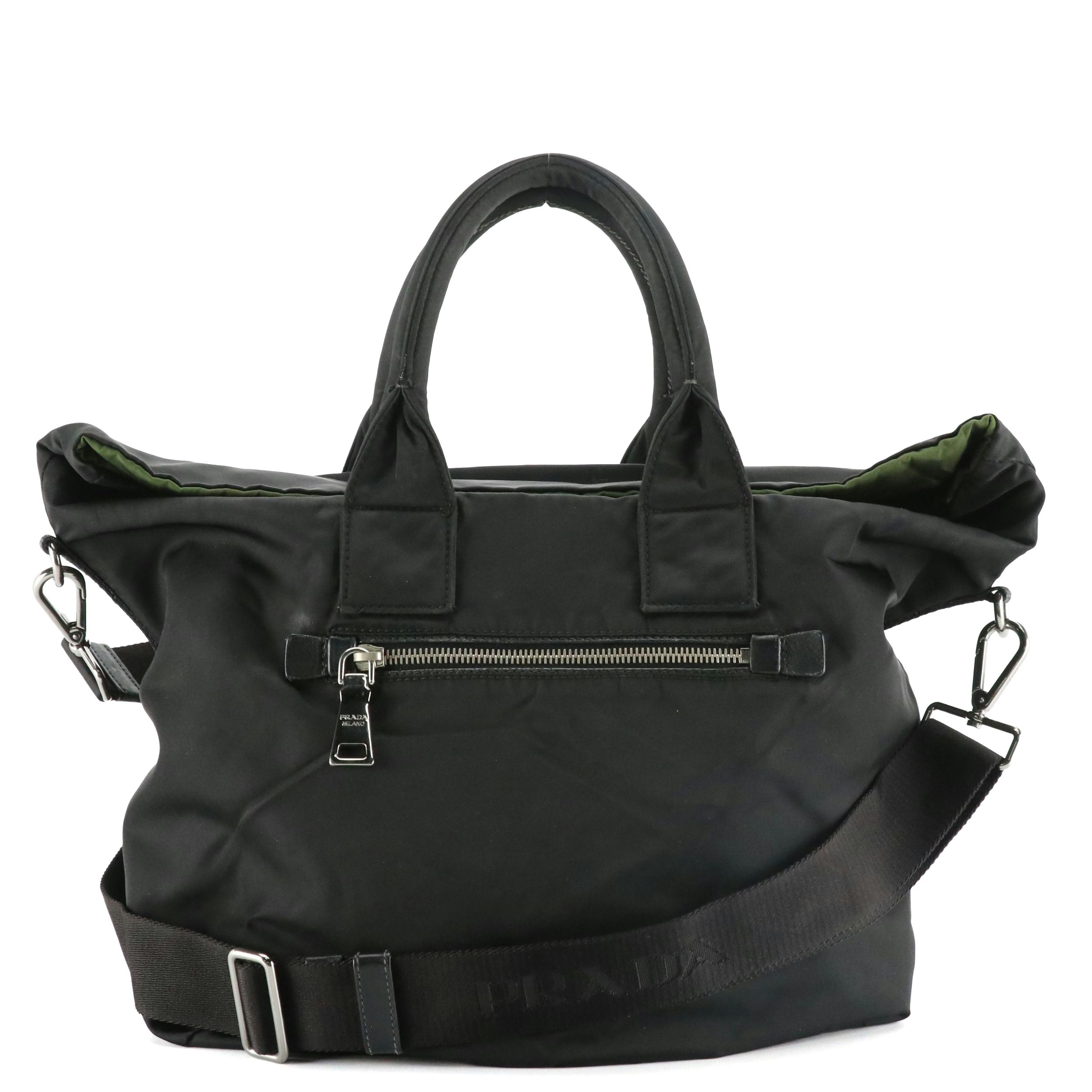 Prada Reversible Tessuto Nylon Two-Way Bag