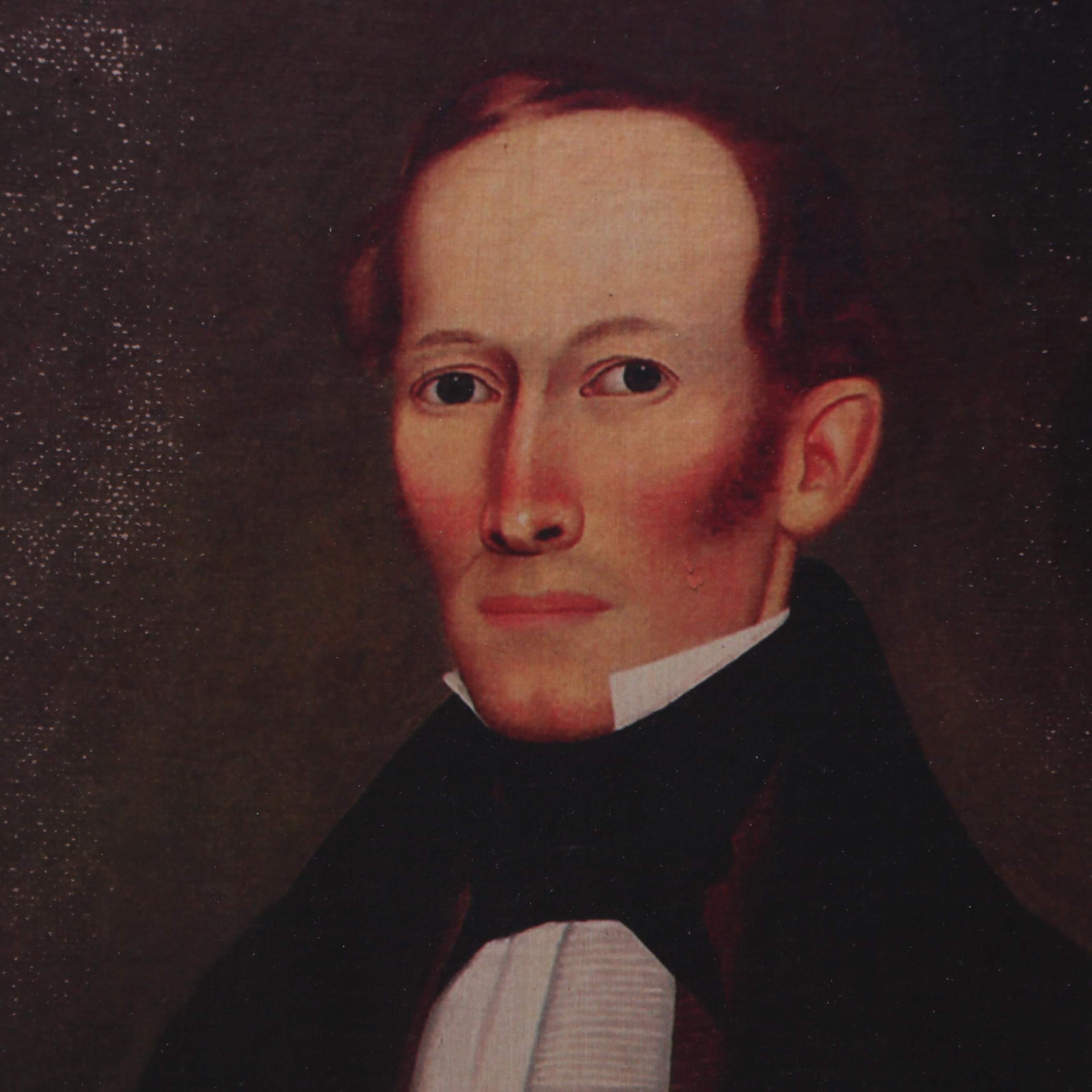 Earlythings 1776 Primitive Portrait Reproduction Prints on Canvas Board