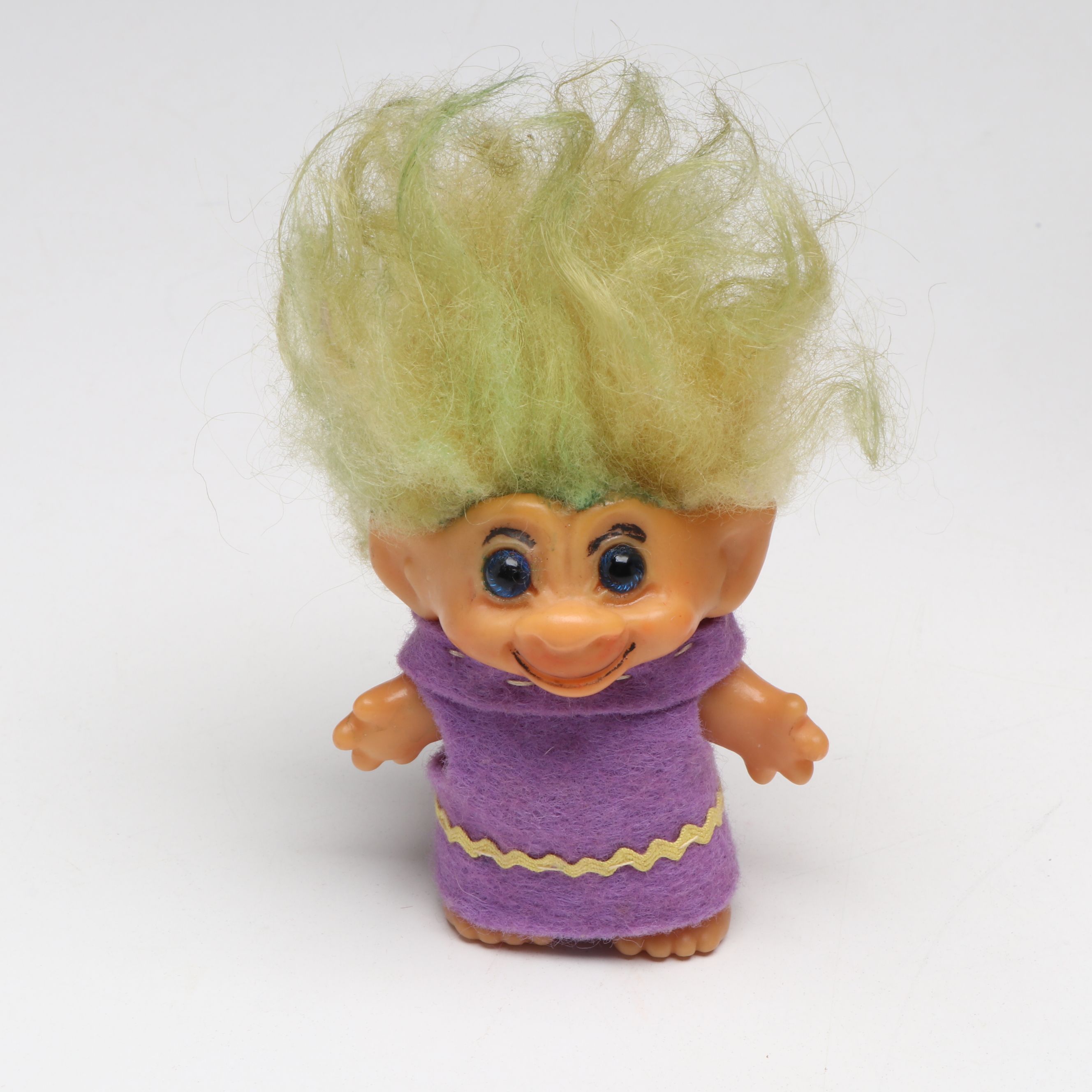 Ideal Toy Corp. "Wishnik" Troll Doll with Clothes