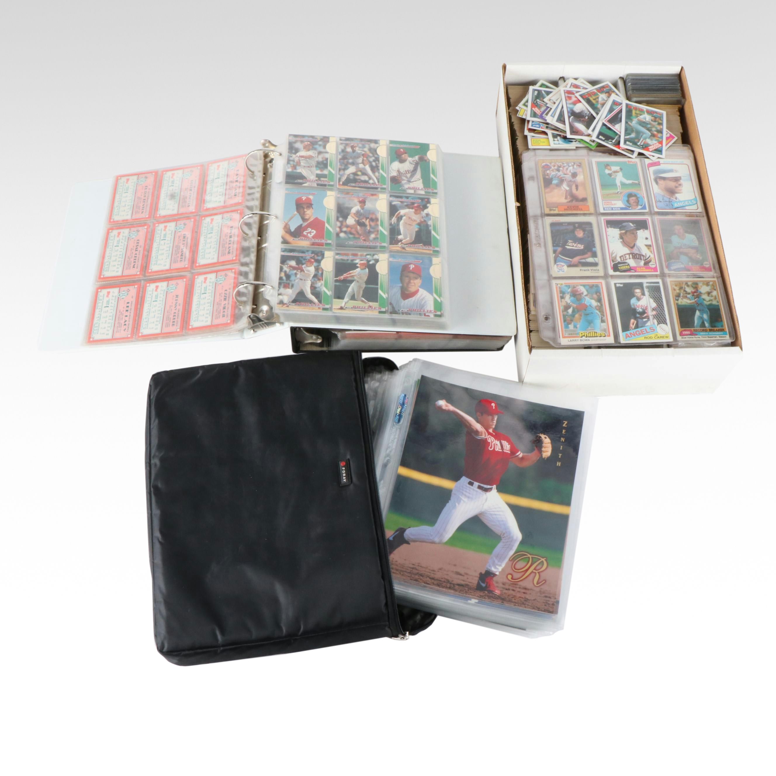 Large Group of Baseball Cards, 1980s and 1990s