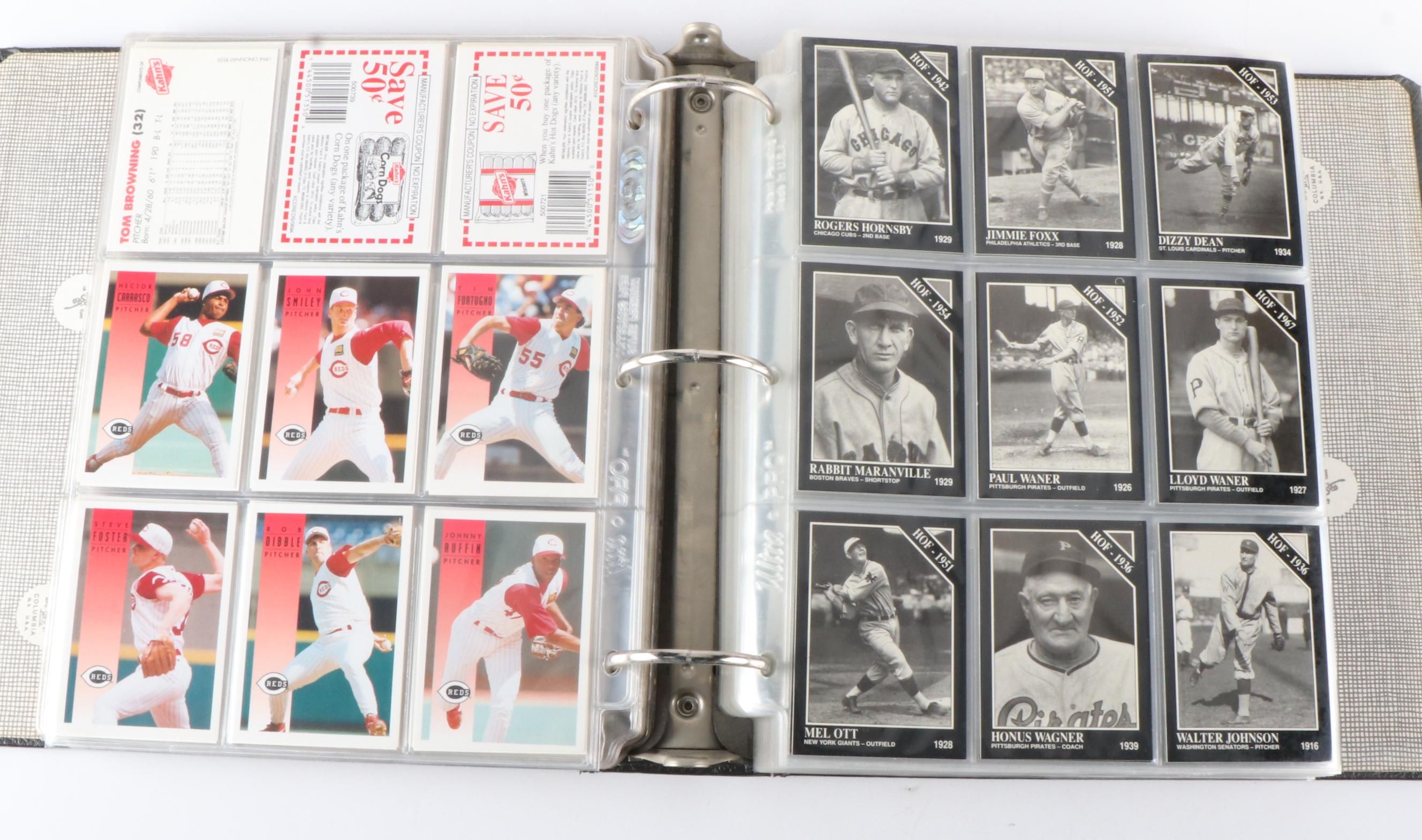Large Group of Baseball Cards, 1980s and 1990s