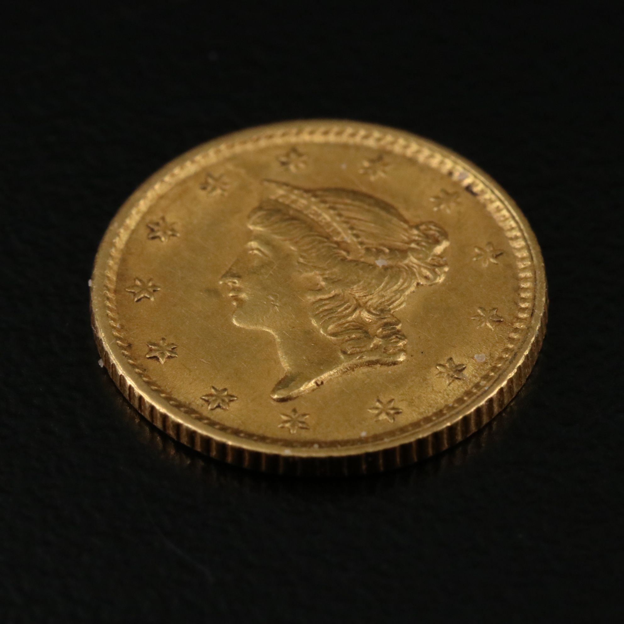 1853 Type 1, One Dollar Gold Coin