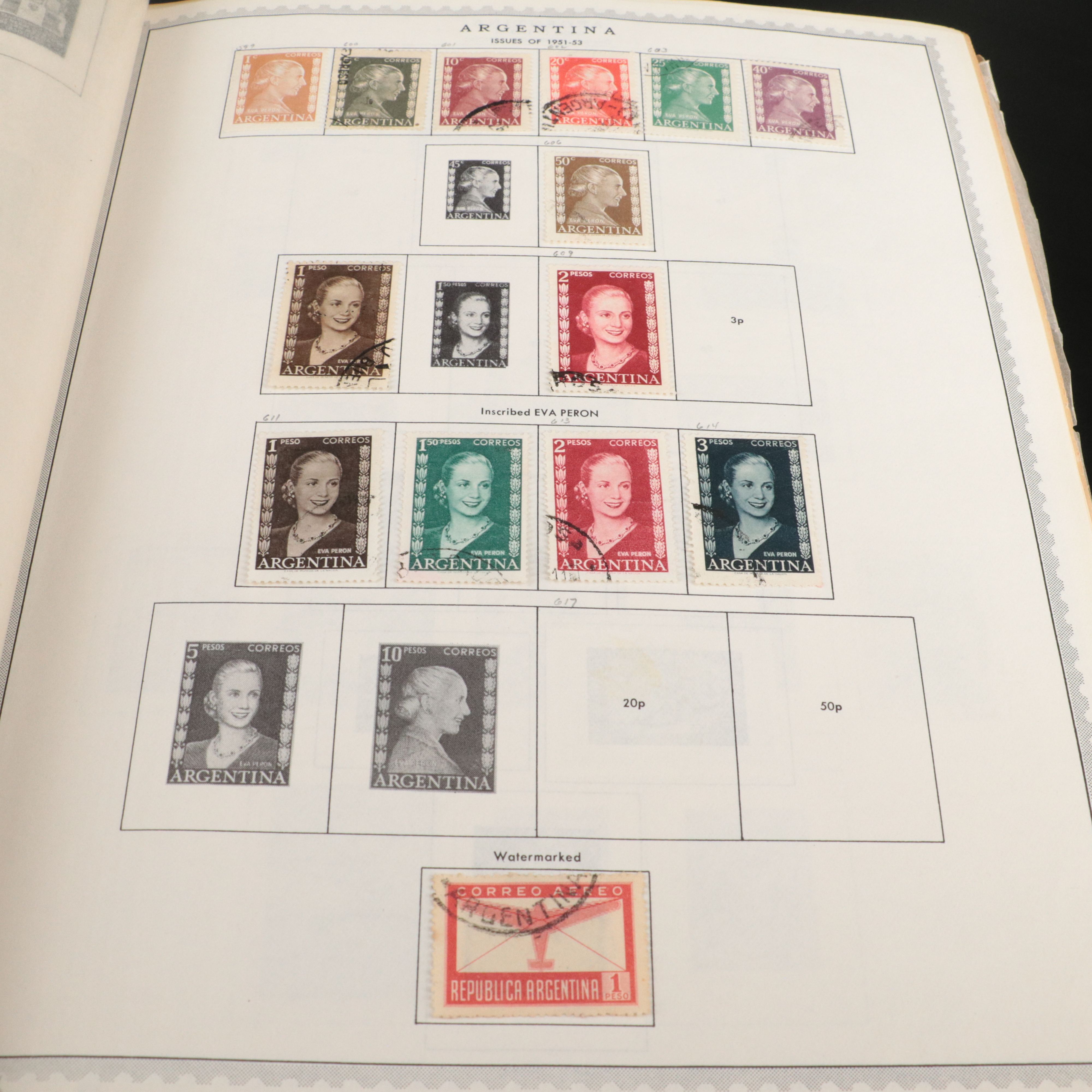 "The New World Wide Postage Stamp Album" Antique to Vintage World Stamps