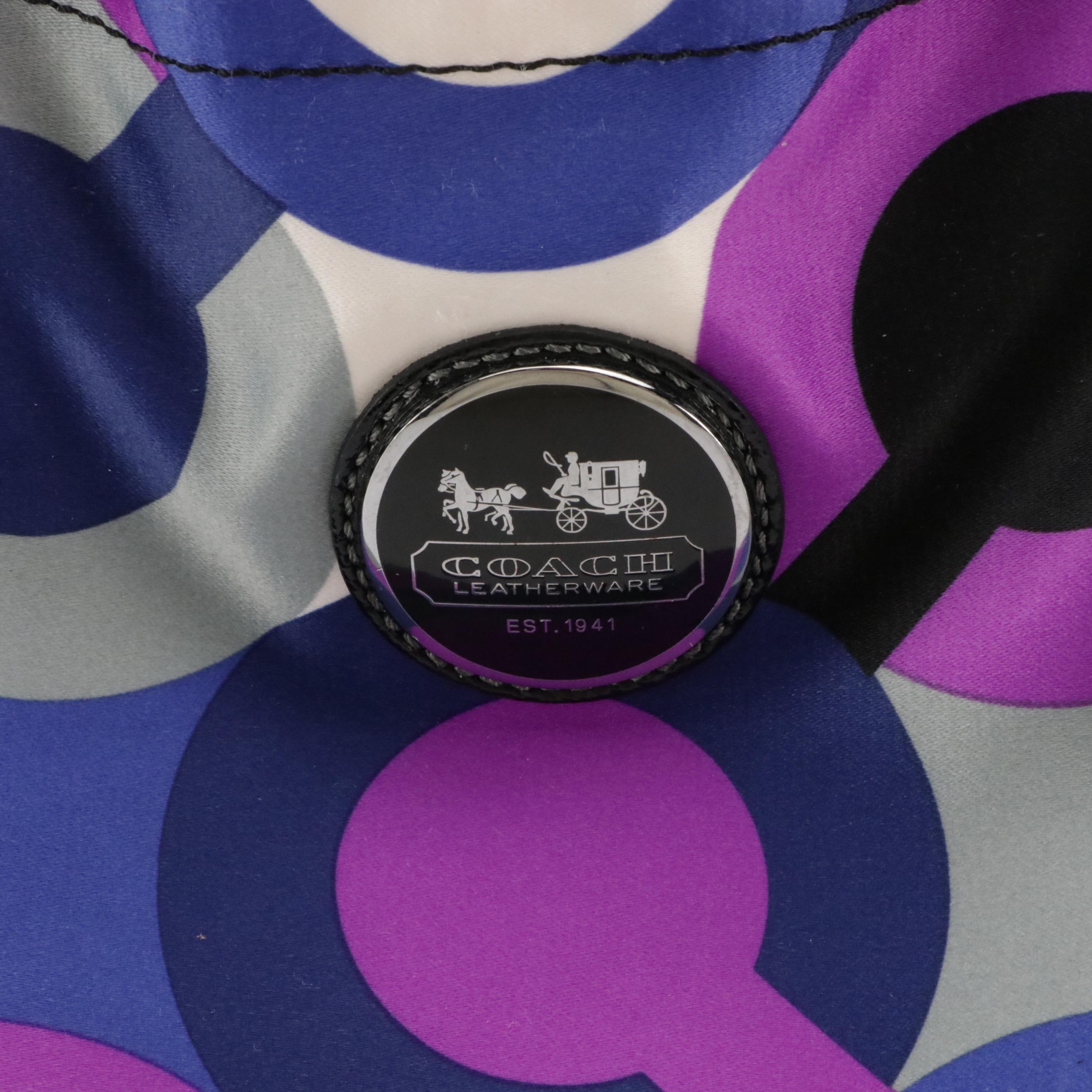 Kate Spade Wrapping Party Gift Box Bag, Coach Alex Purple OP Art Tote, Crossbody