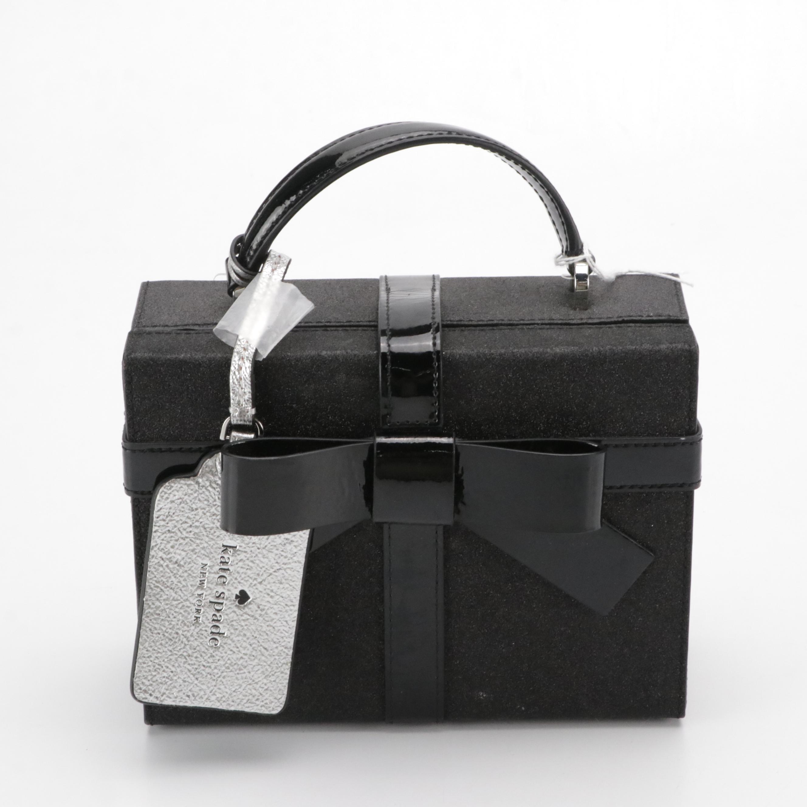 Kate Spade Wrapping Party Gift Box Bag, Coach Alex Purple OP Art Tote, Crossbody