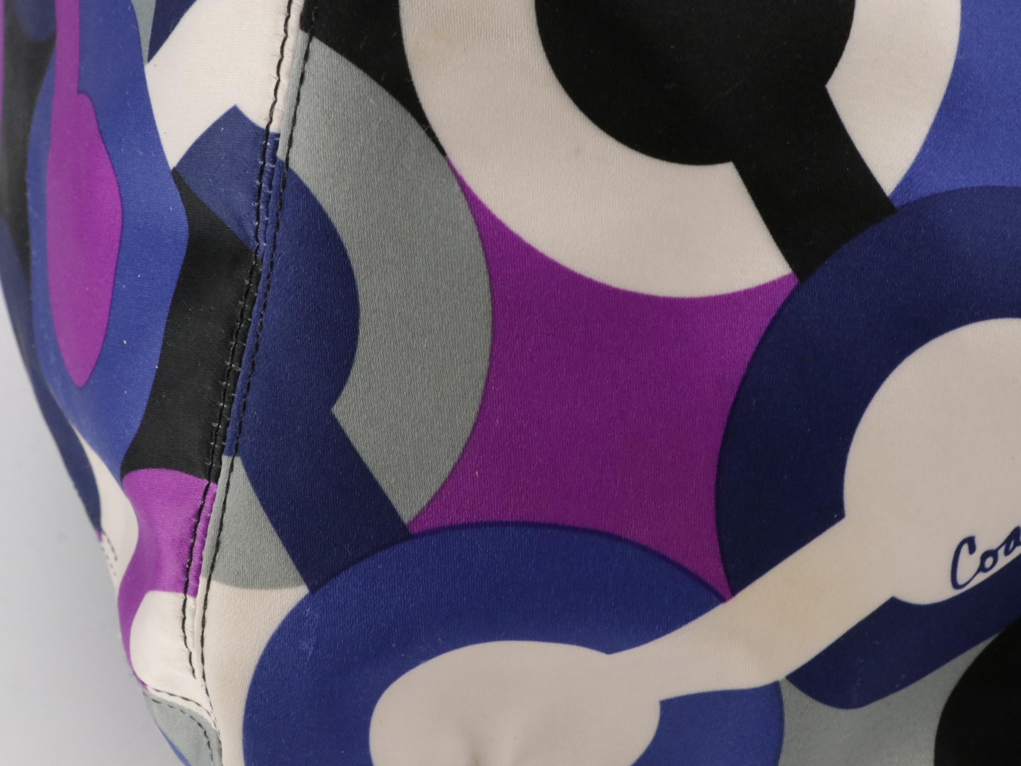 Kate Spade Wrapping Party Gift Box Bag, Coach Alex Purple OP Art Tote, Crossbody