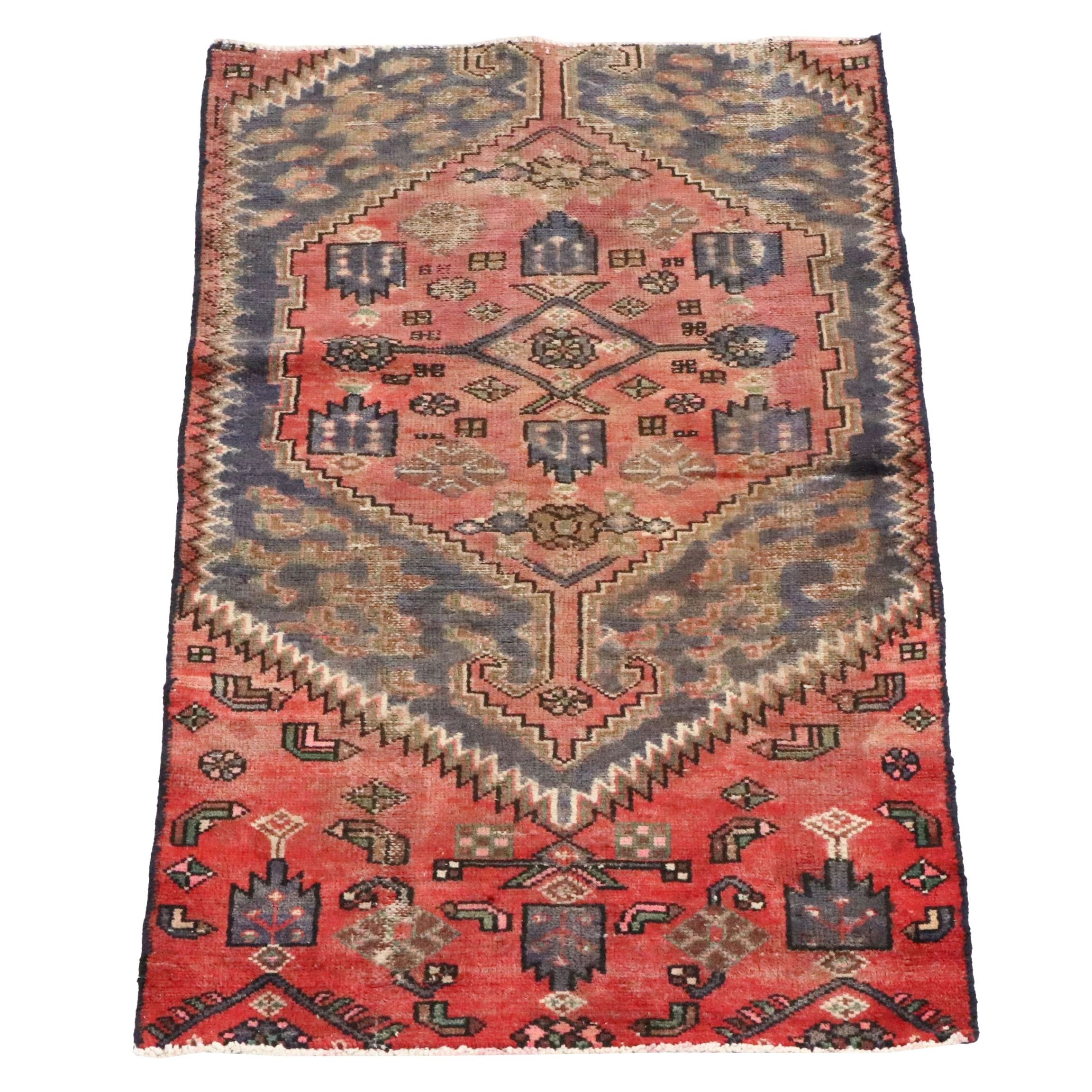 2'7 x 4'11 Hand-Knotted Turkish Accent Rug