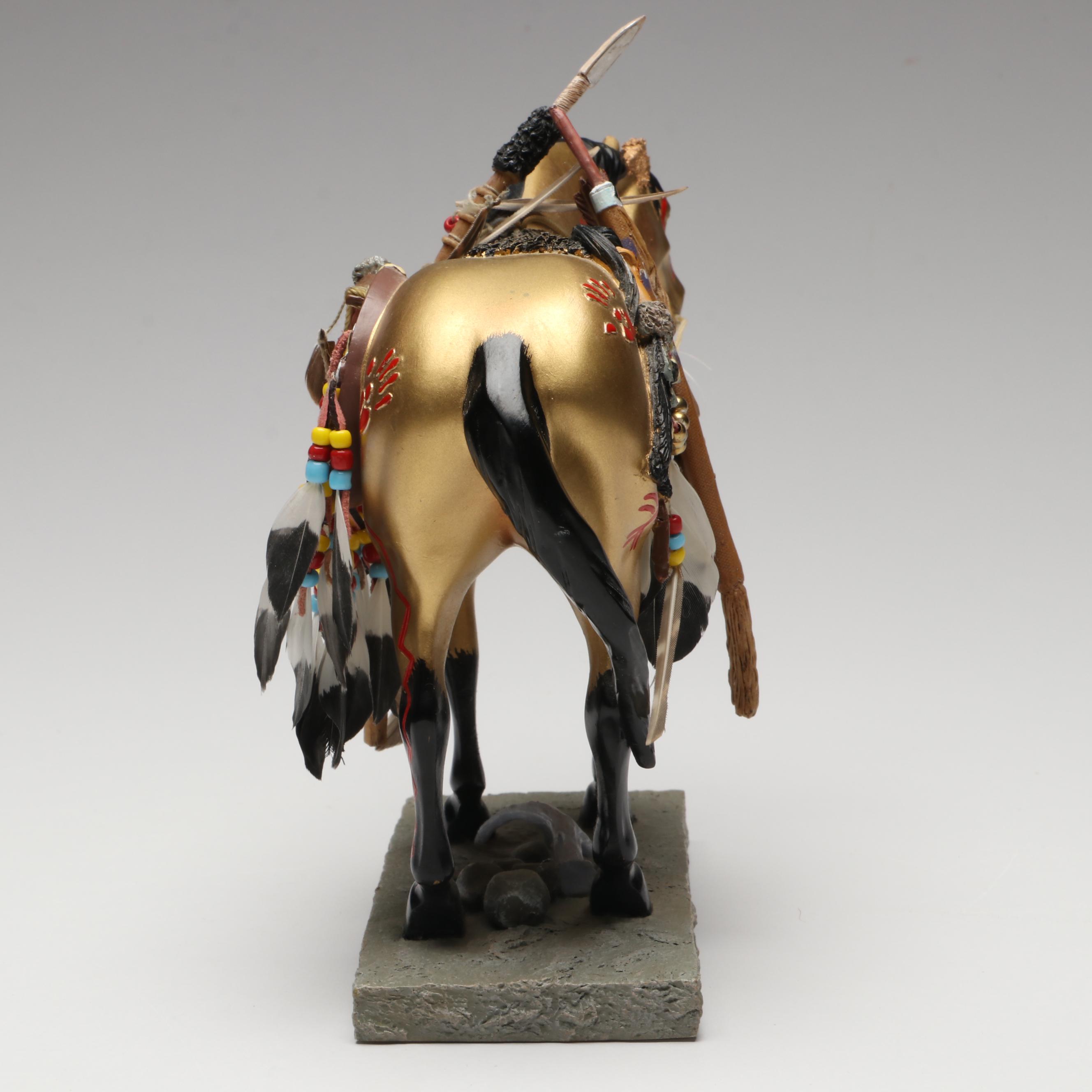 Painted Ponies "Medicine Horse" with Other Native American Inspired Décor