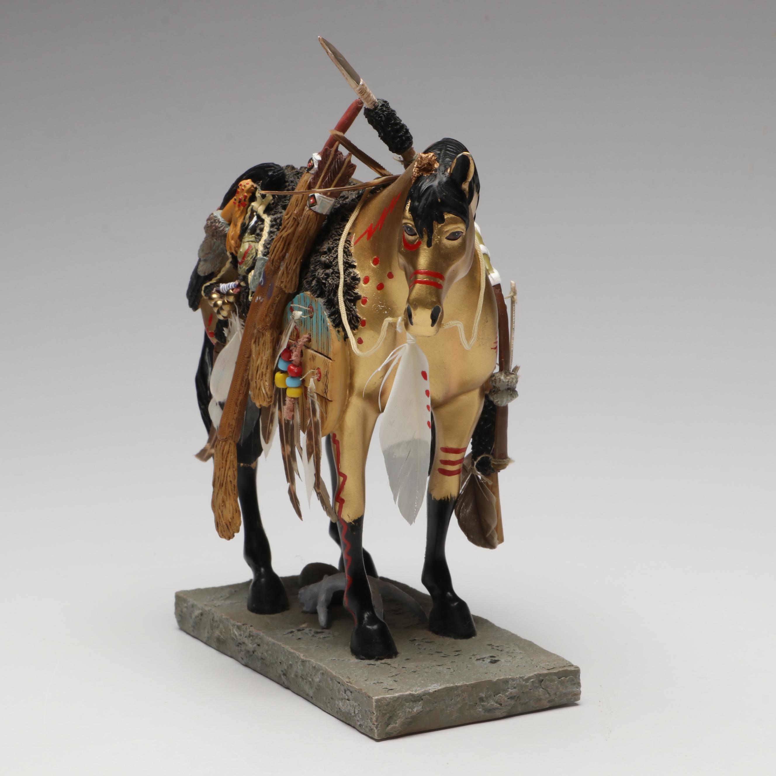 Painted Ponies "Medicine Horse" with Other Native American Inspired Décor