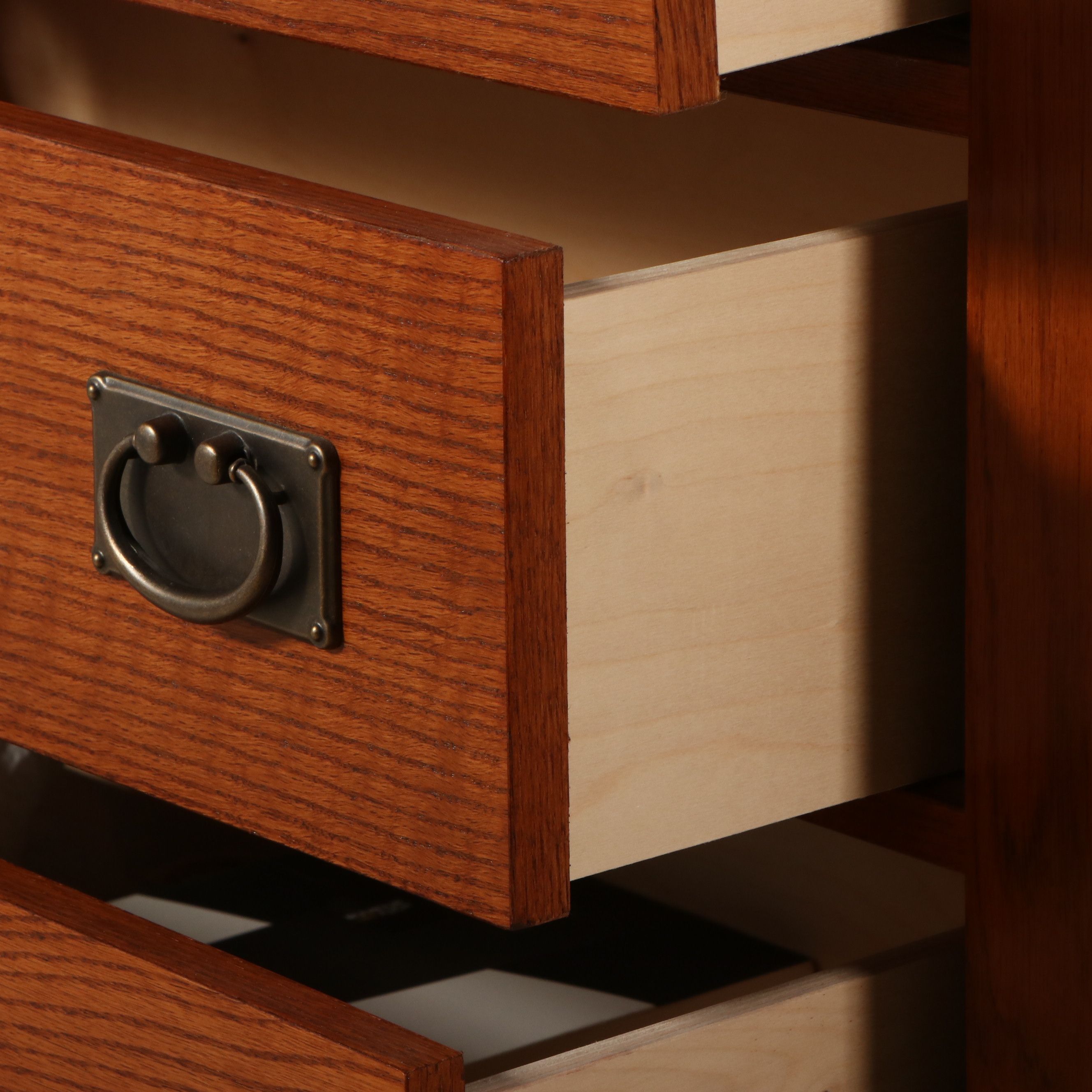 Mission Style Oak Chest of Drawers